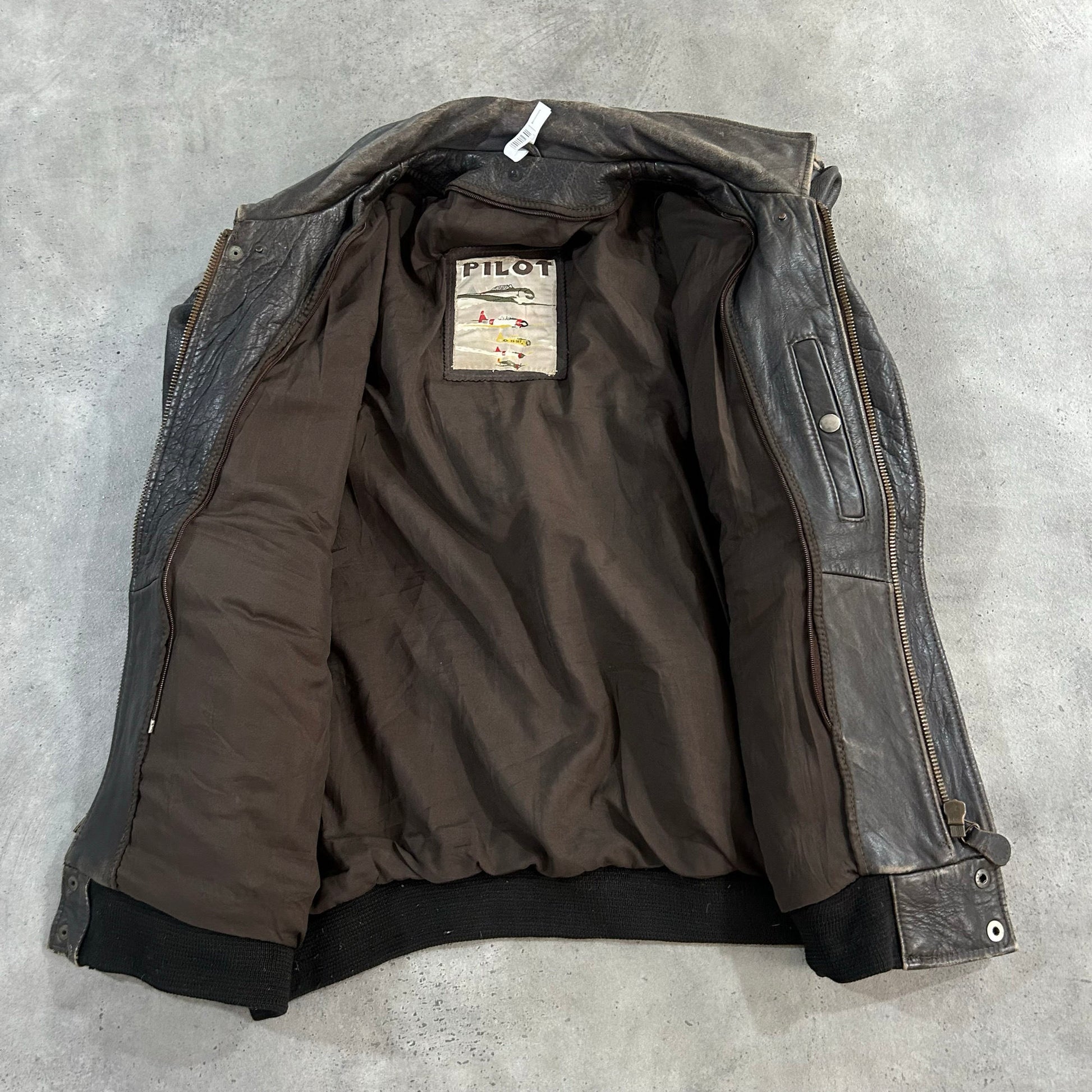 Vintage 70s-90s Military Flight Leather Jackets
