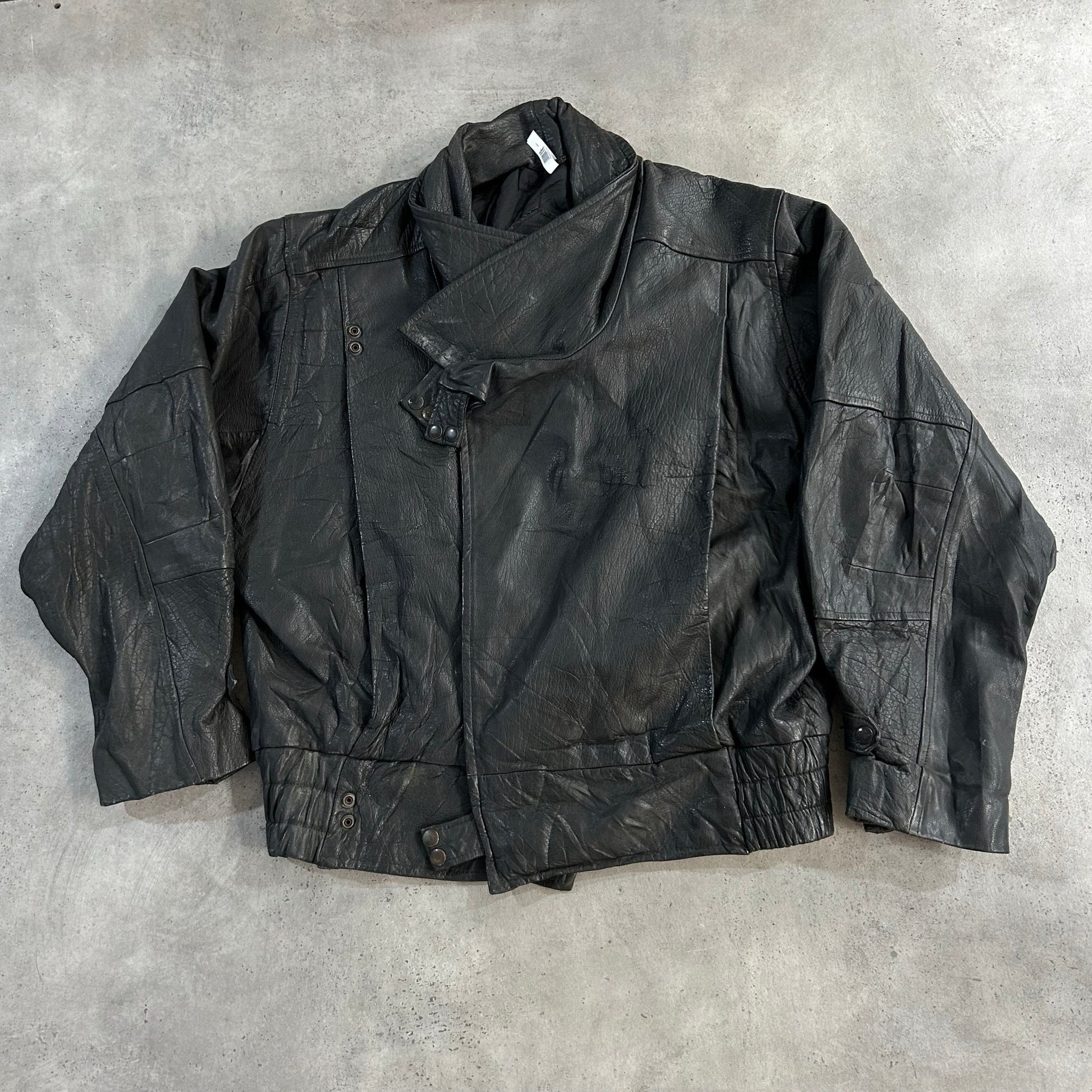 Vintage 70s-90s Retro Double Rider Leather Jackets