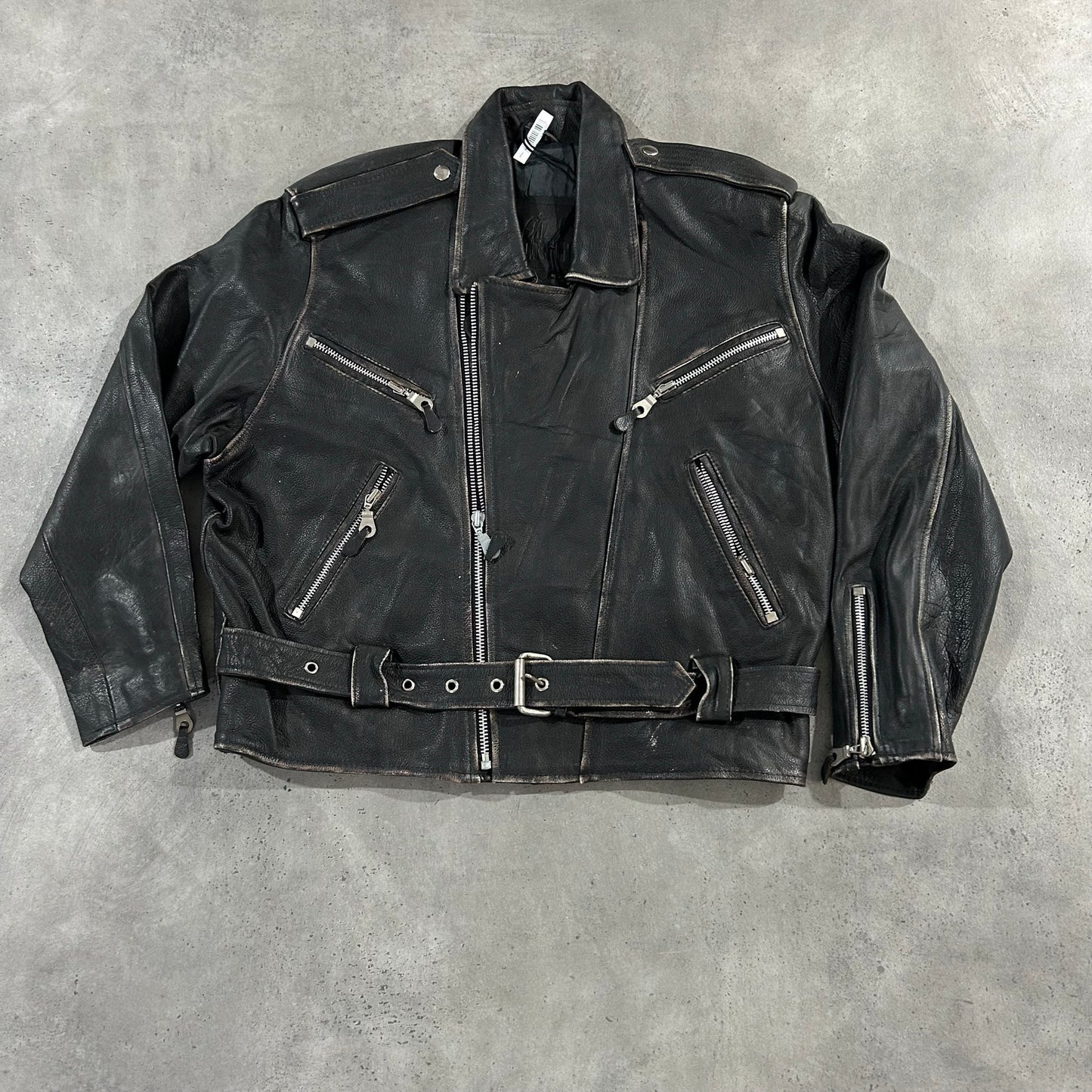 Vintage 70s-90s Germany Double Rider Leather Jackets