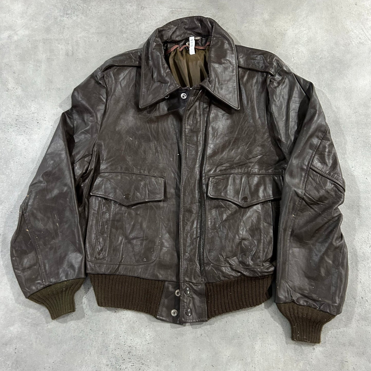 Vintage 70s-90s Military A-2 Leather Jackets