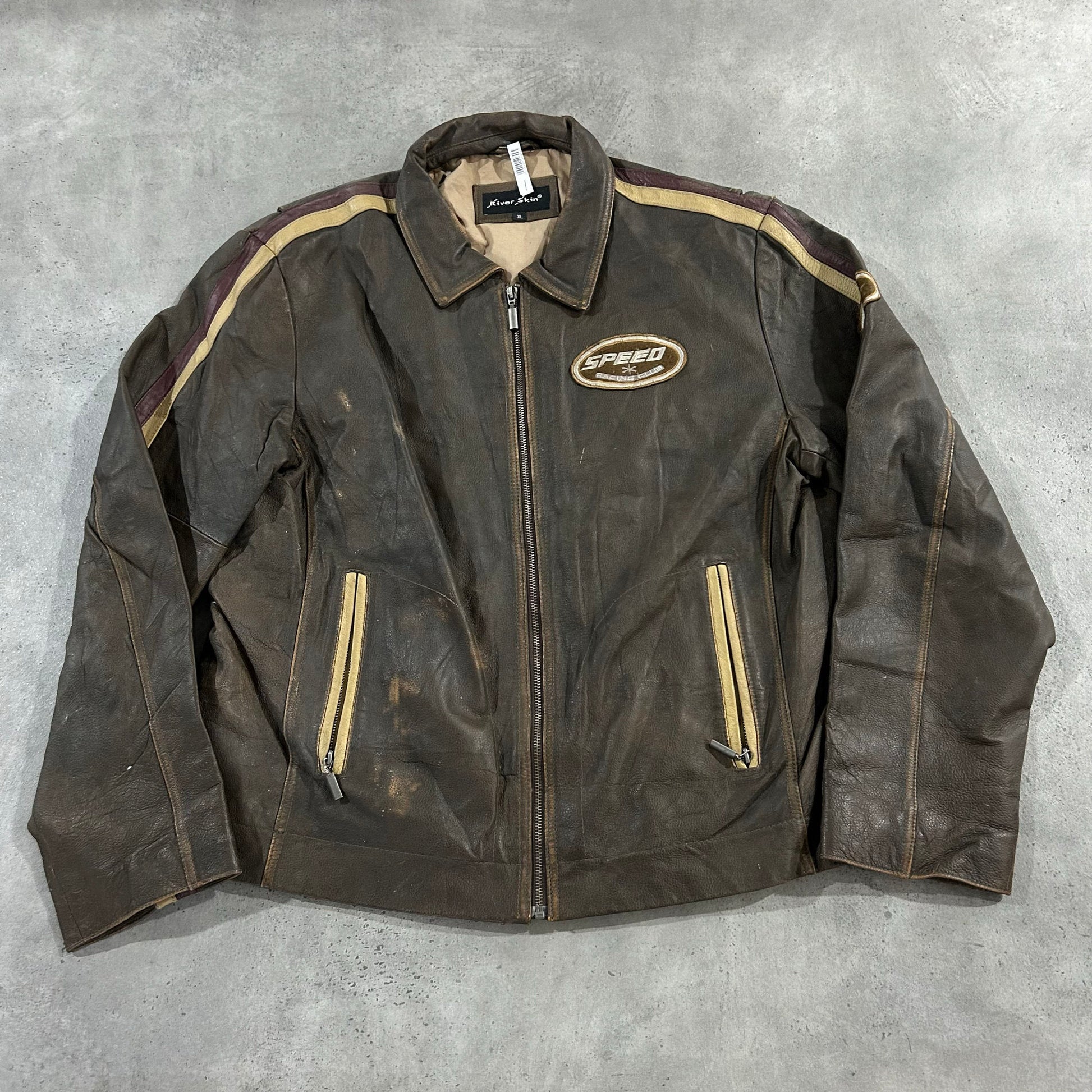 Vintage France Retro Leather Jackets