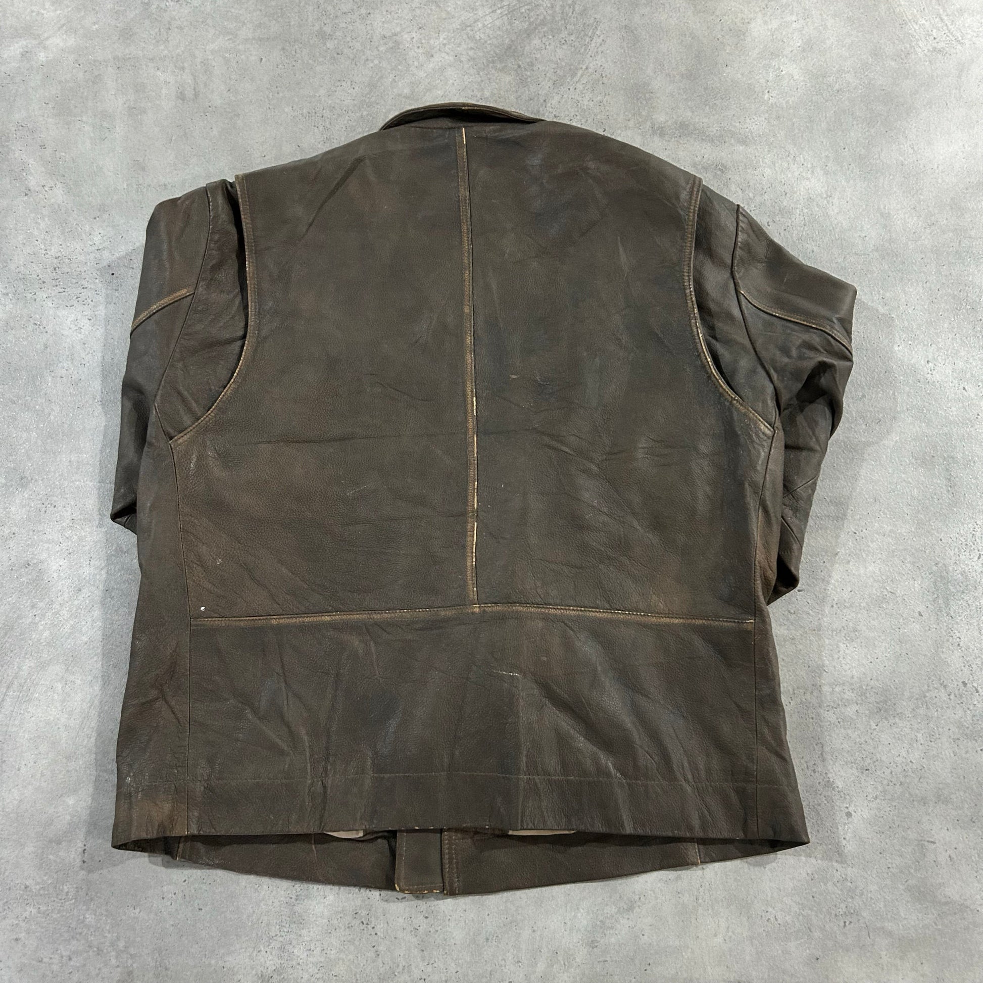 Vintage France Retro Leather Jackets