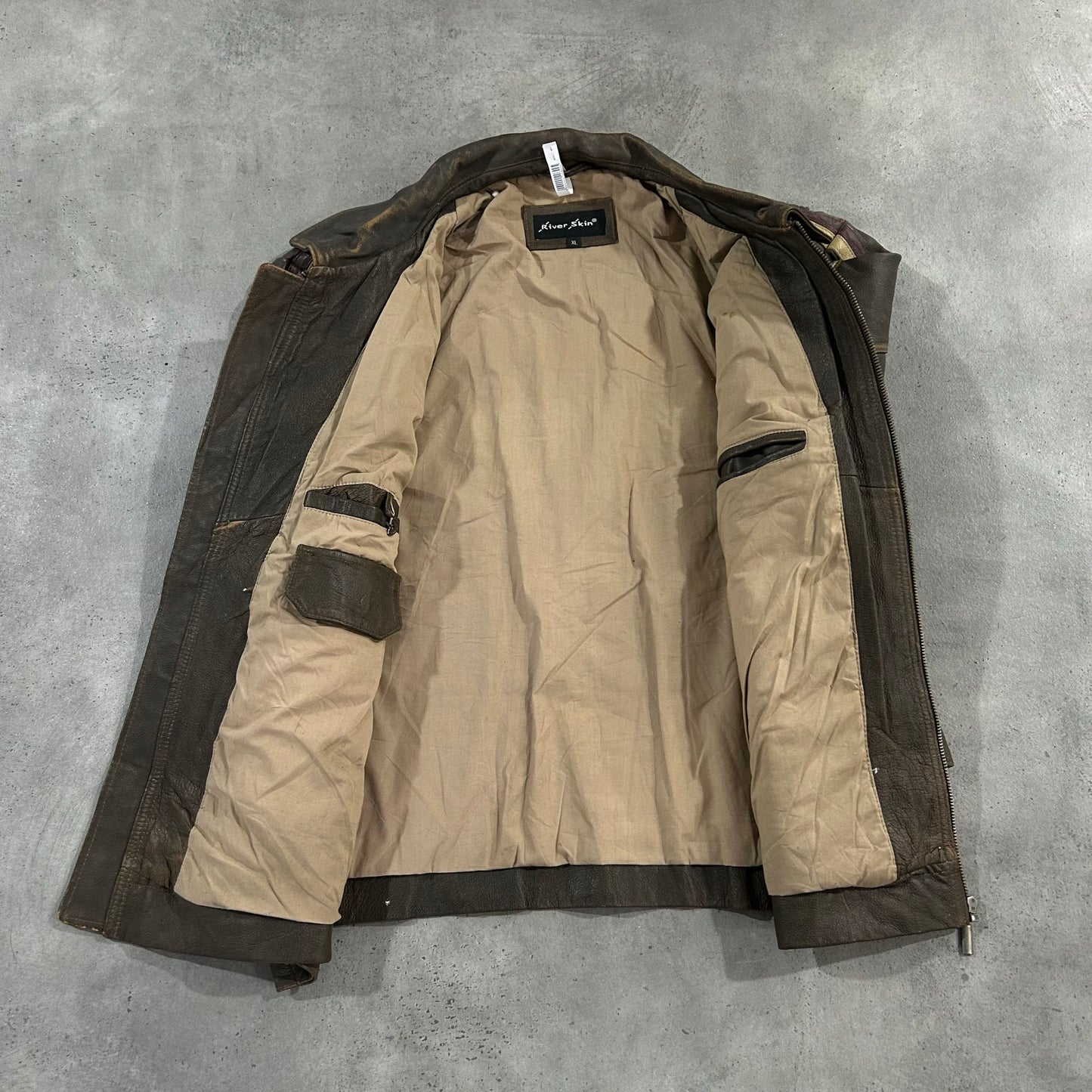 Vintage France Retro Leather Jackets