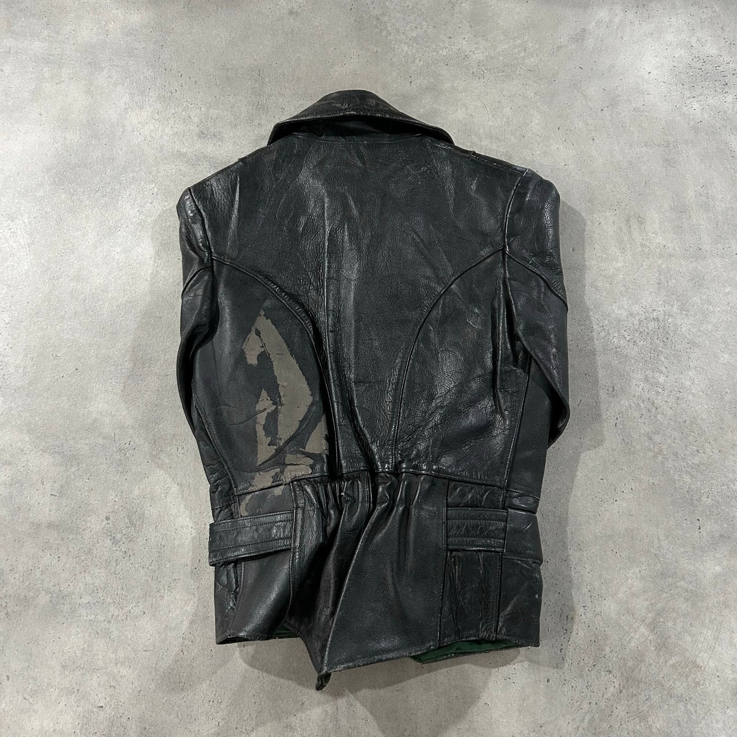 Vintage France Retro Double Rider Leather Jackets