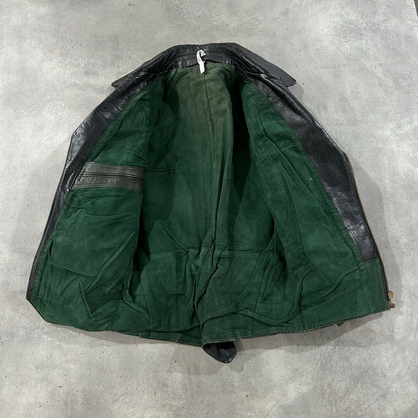 Vintage France Retro Double Rider Leather Jackets