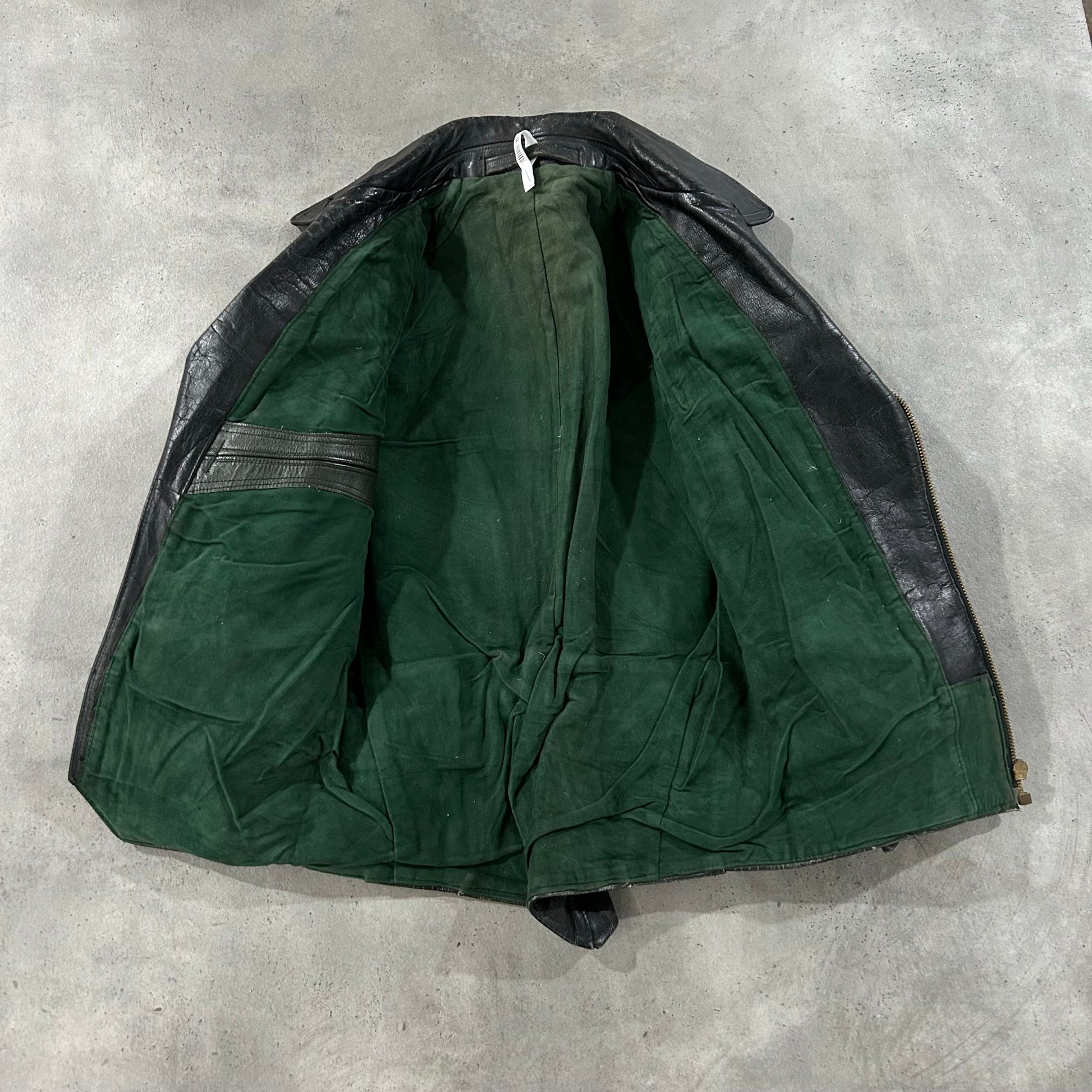 Vintage France Retro Double Rider Leather Jackets