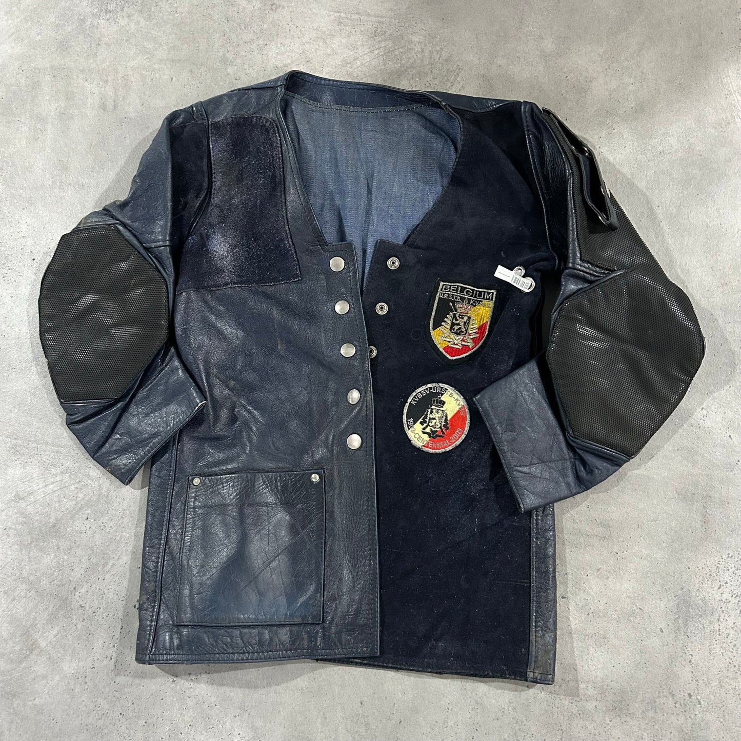 Vintage Belgium Sportswear Leather Jackets