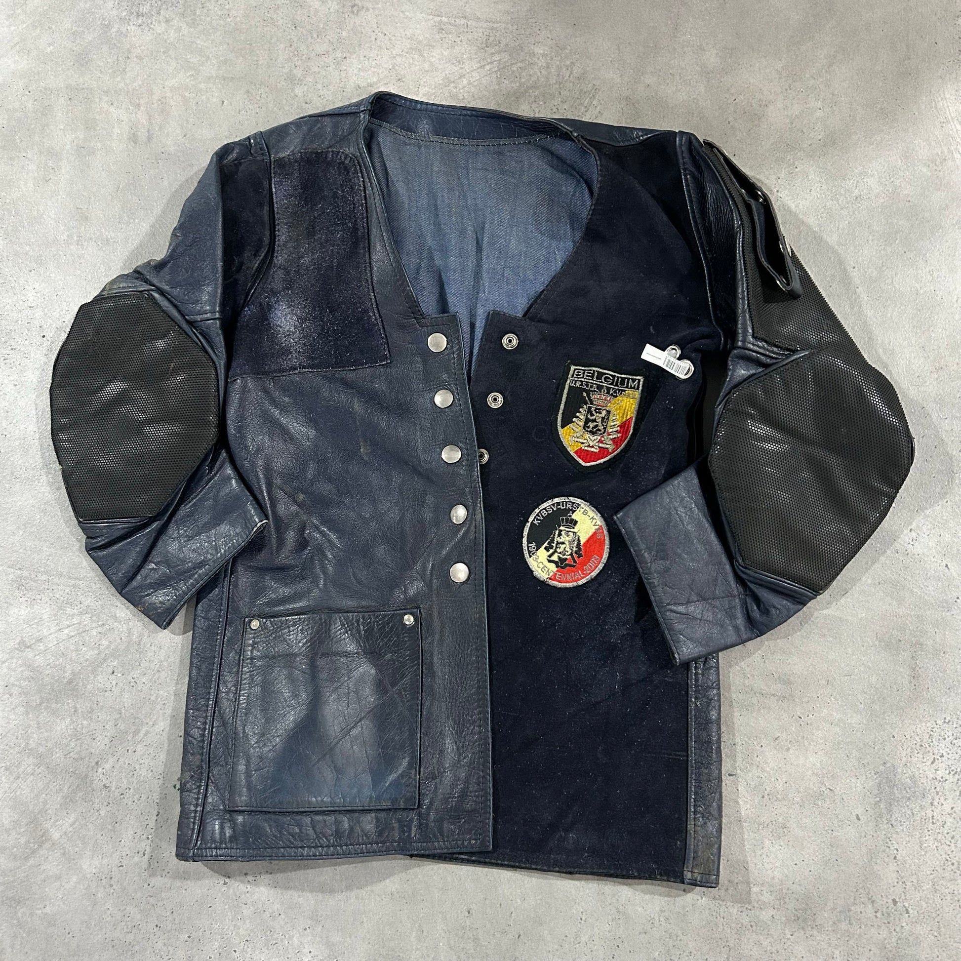 Vintage Belgium Sportswear Leather Jackets