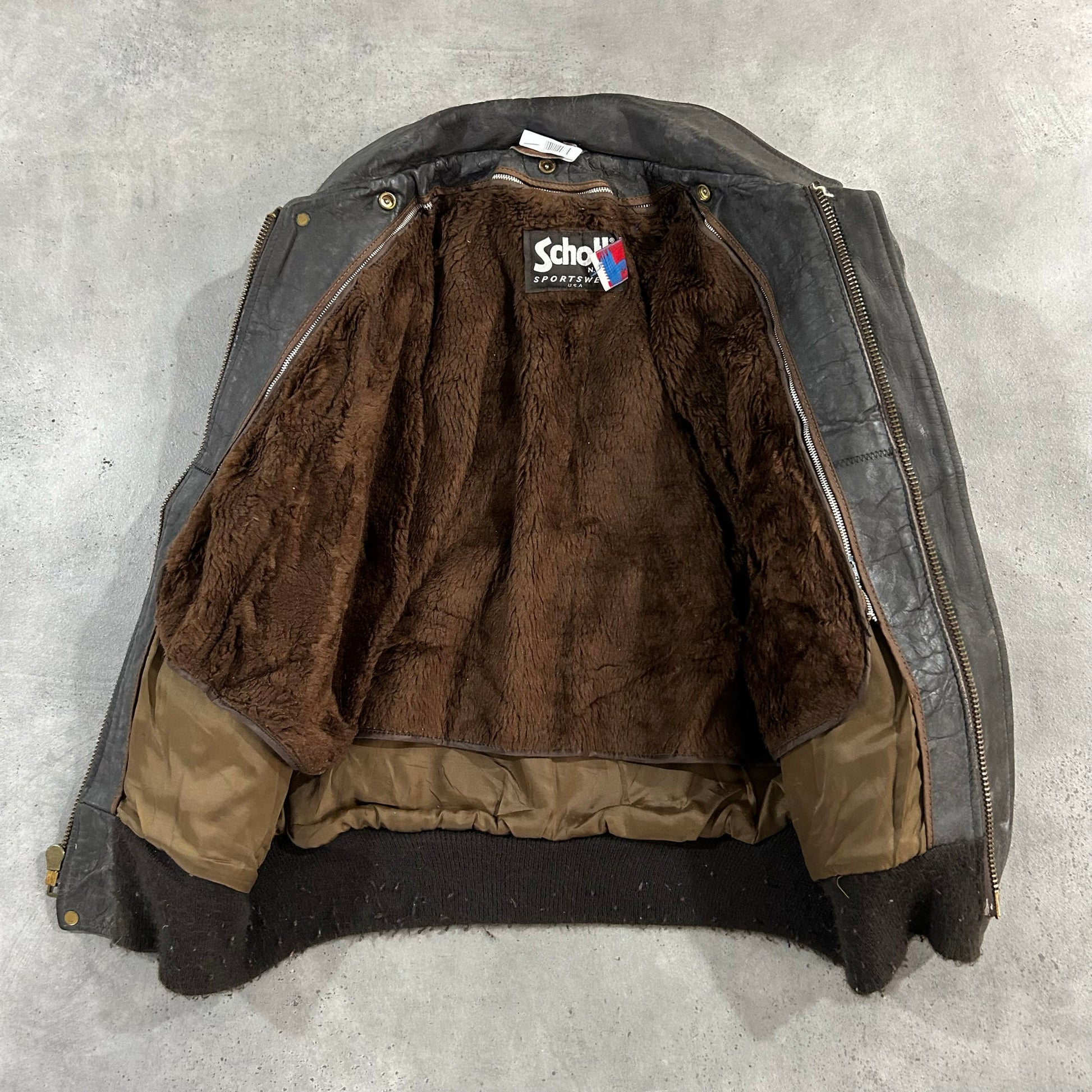 Vintage 70s-90s USA Schott Military A-2 Leather Jackets