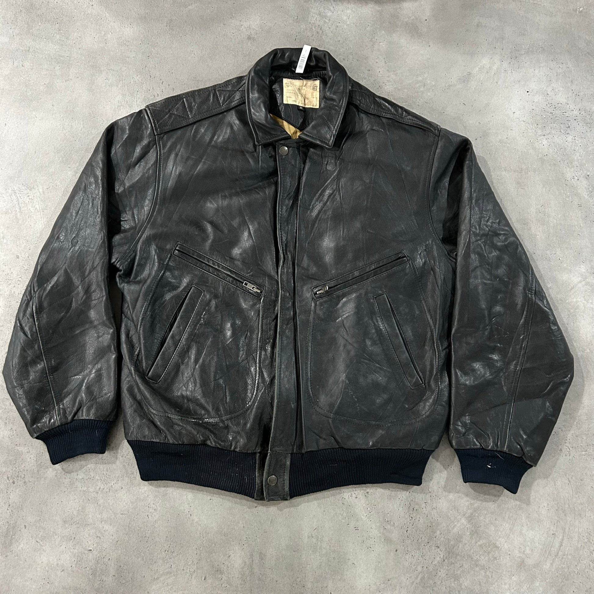 Vintage 70s-90s South Korea Retro Flight Leather Jackets