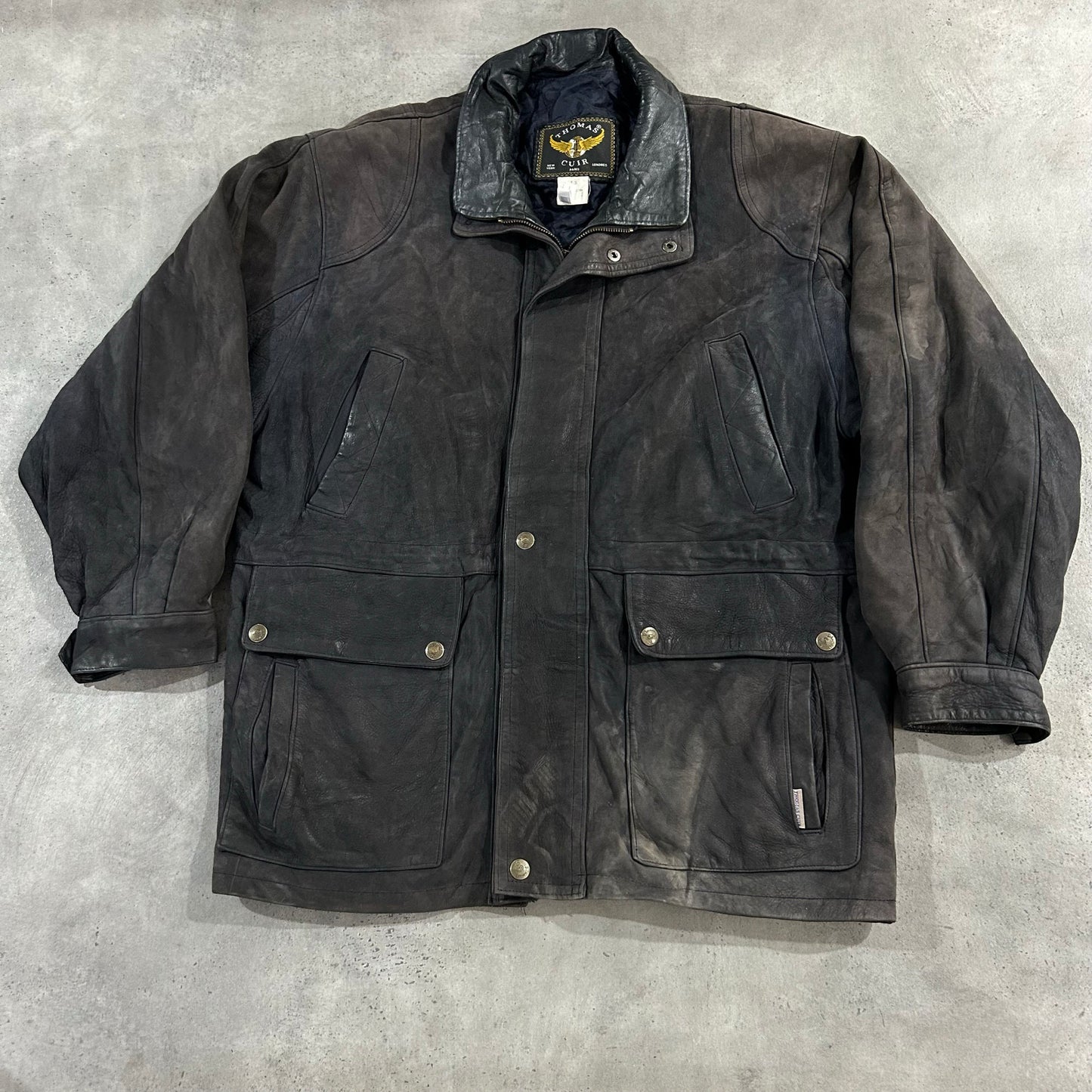 Vintage Mid-Length Leather Jackets
