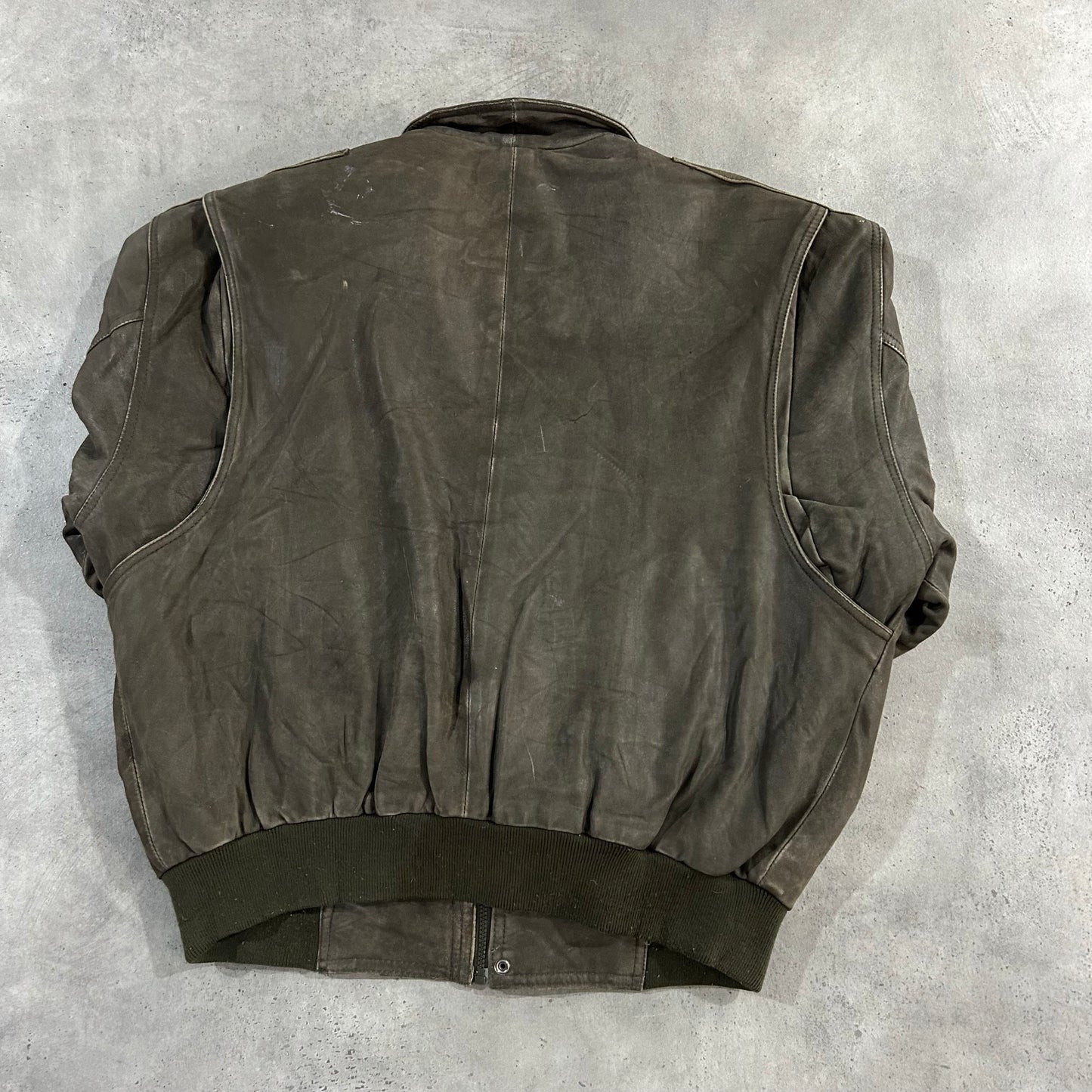 Vintage 70s-90s Military Flight Leather Jackets