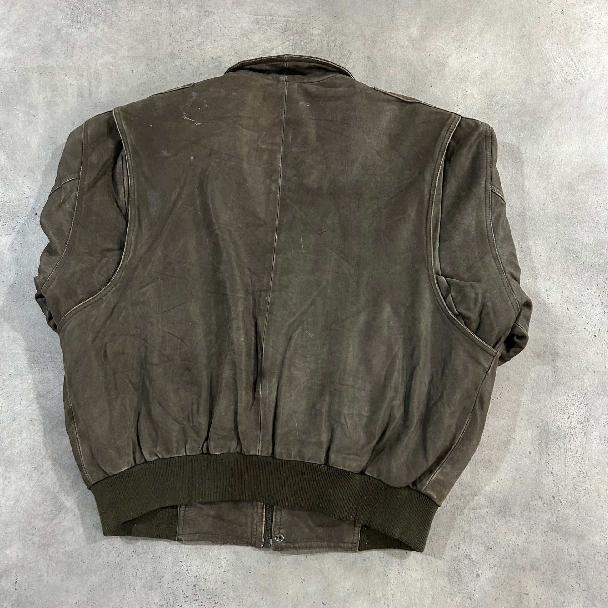 Vintage 70s-90s Military Flight Leather Jackets