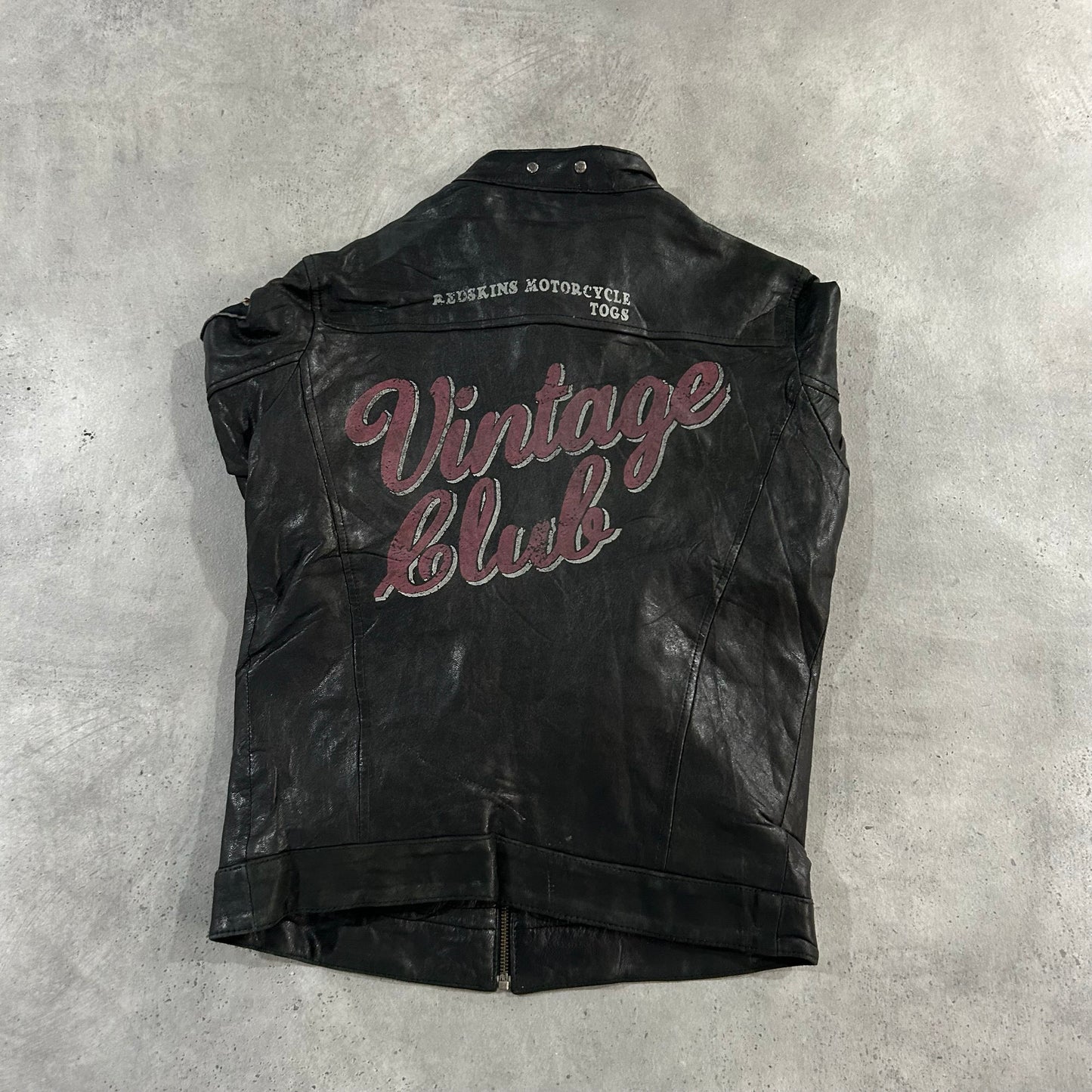 Vintage Redskins Retro Motorcycle Leather Jackets