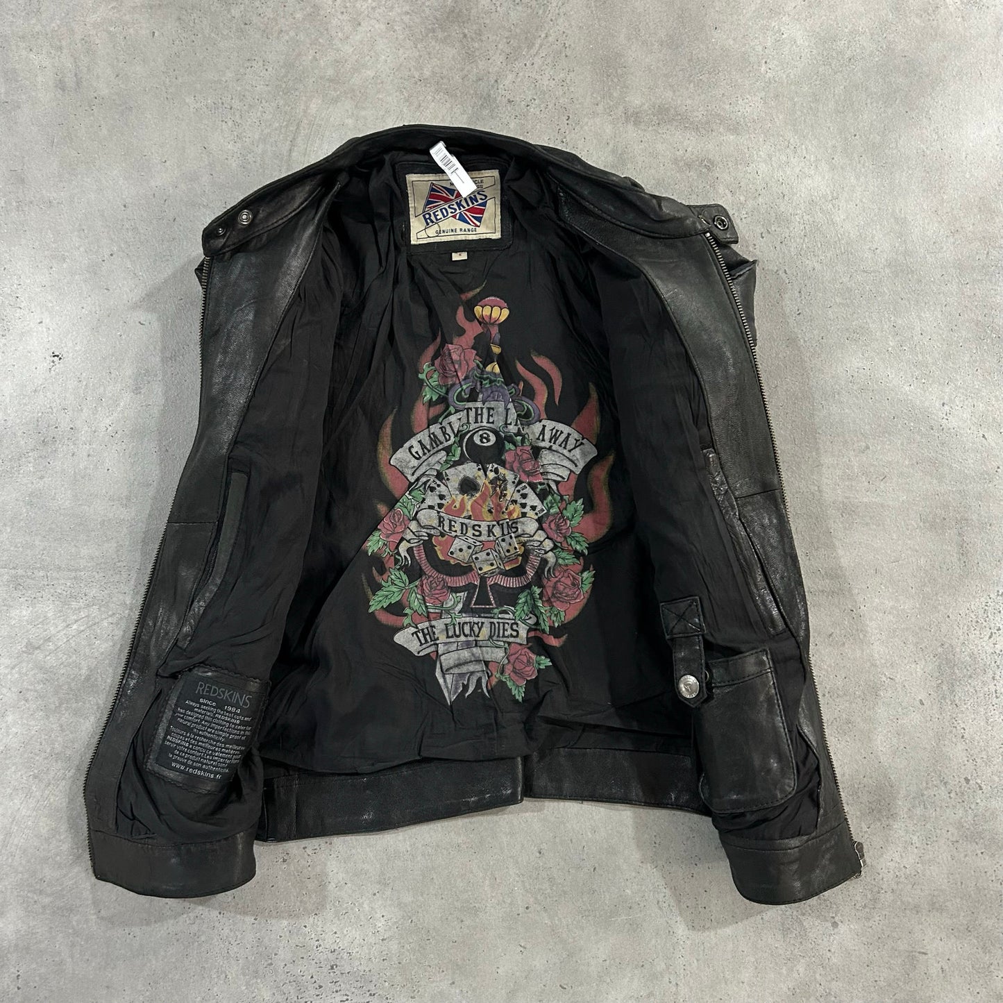 Vintage Redskins Retro Motorcycle Leather Jackets
