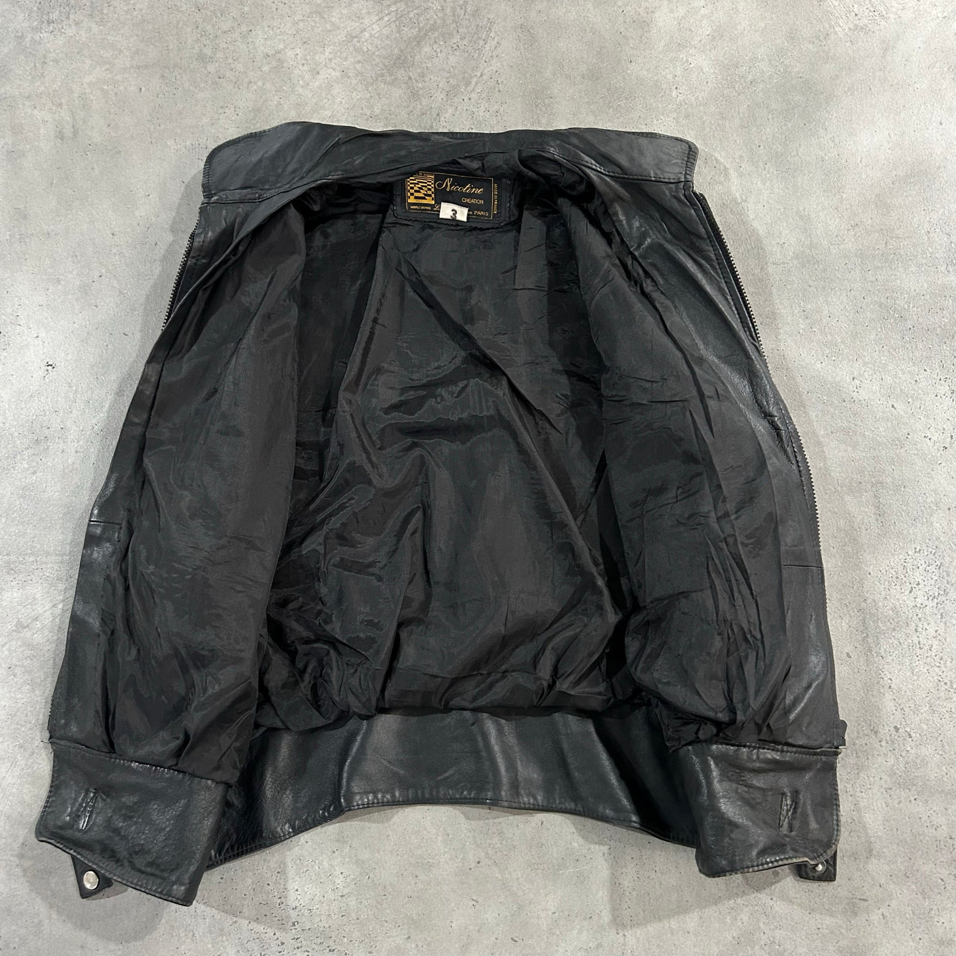 Vintage 70s-90s France Retro Leather Jackets