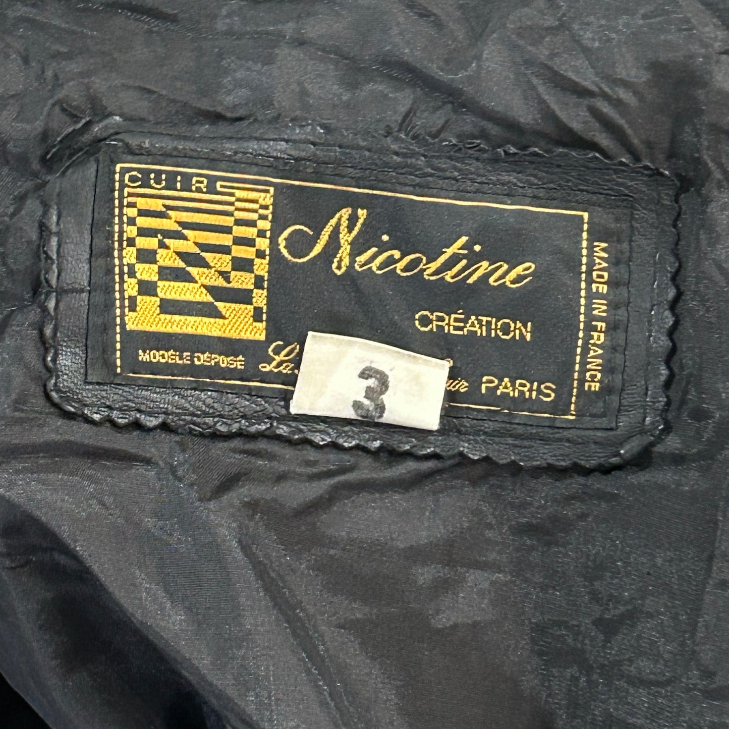 Vintage 70s-90s France Retro Leather Jackets