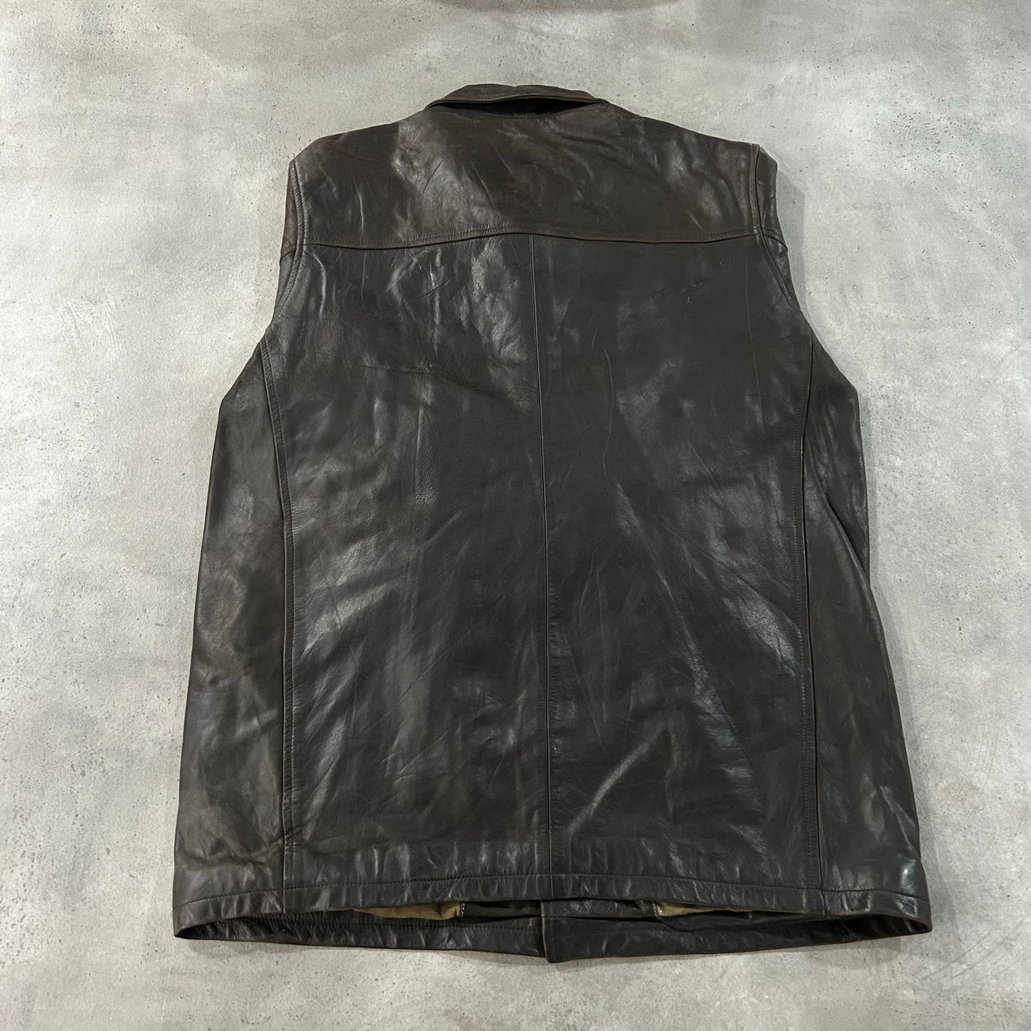 Vintage Redskins Retro Mid-Length Leather Jackets