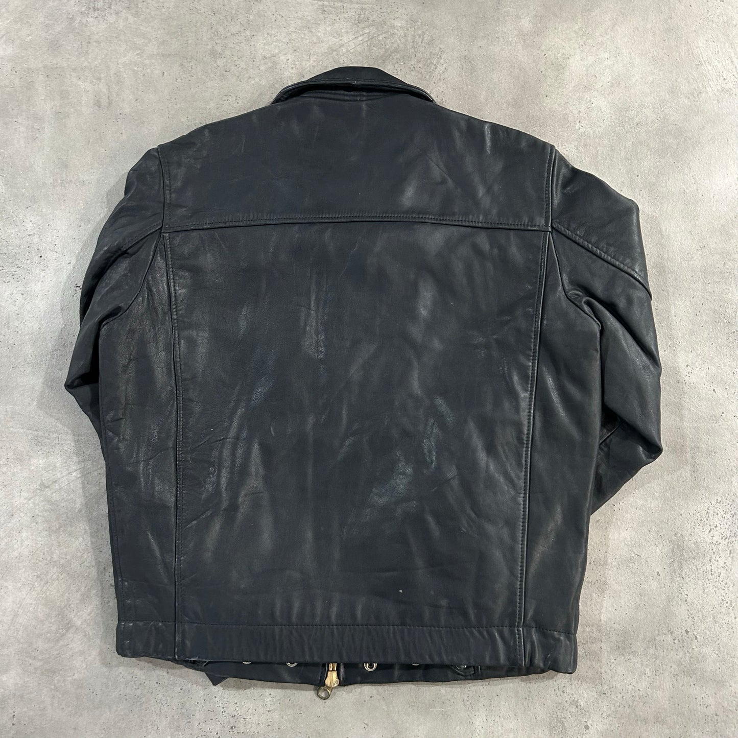 Vintage 70s-90s France Military Flight Leather Jackets