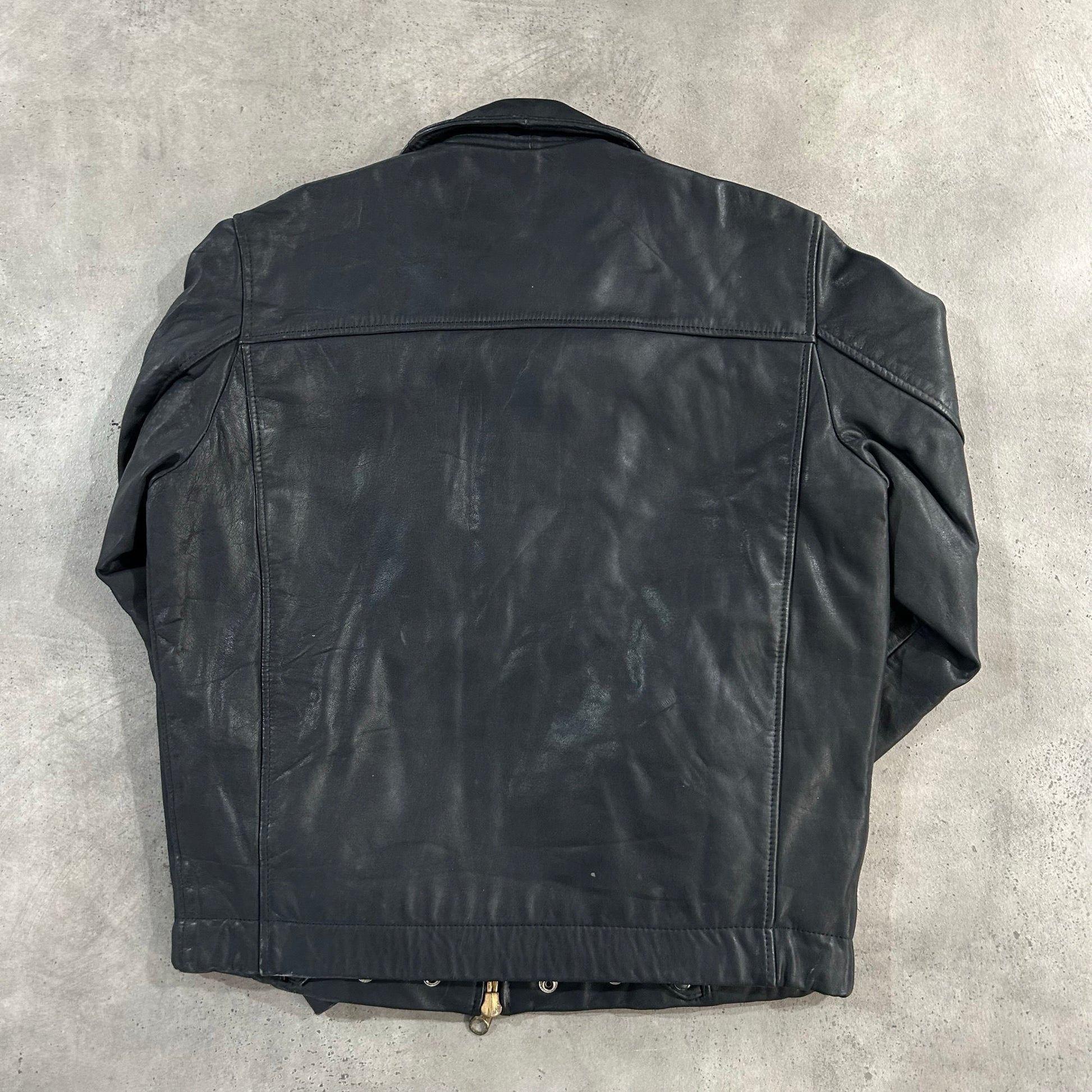Vintage 70s-90s France Military Flight Leather Jackets
