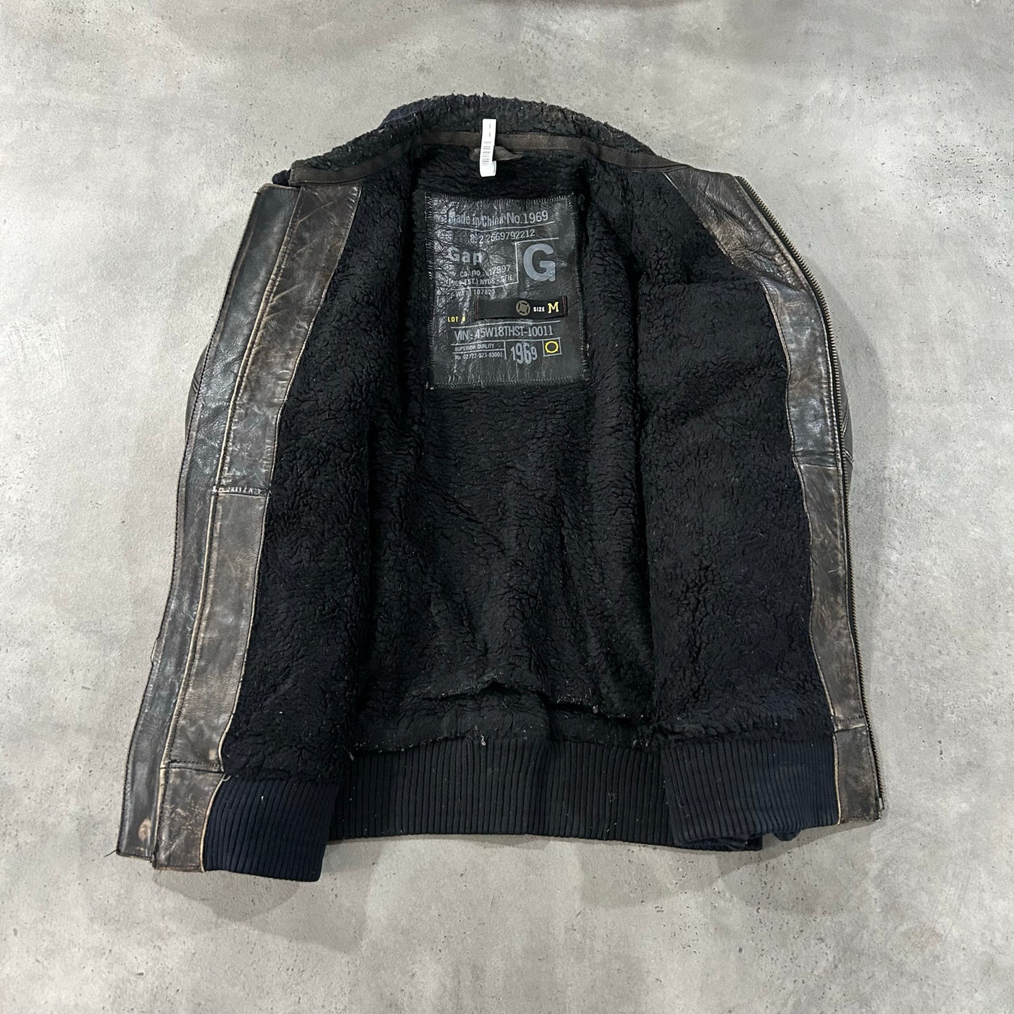 Vintage Gap Retro Flight Leather Jackets