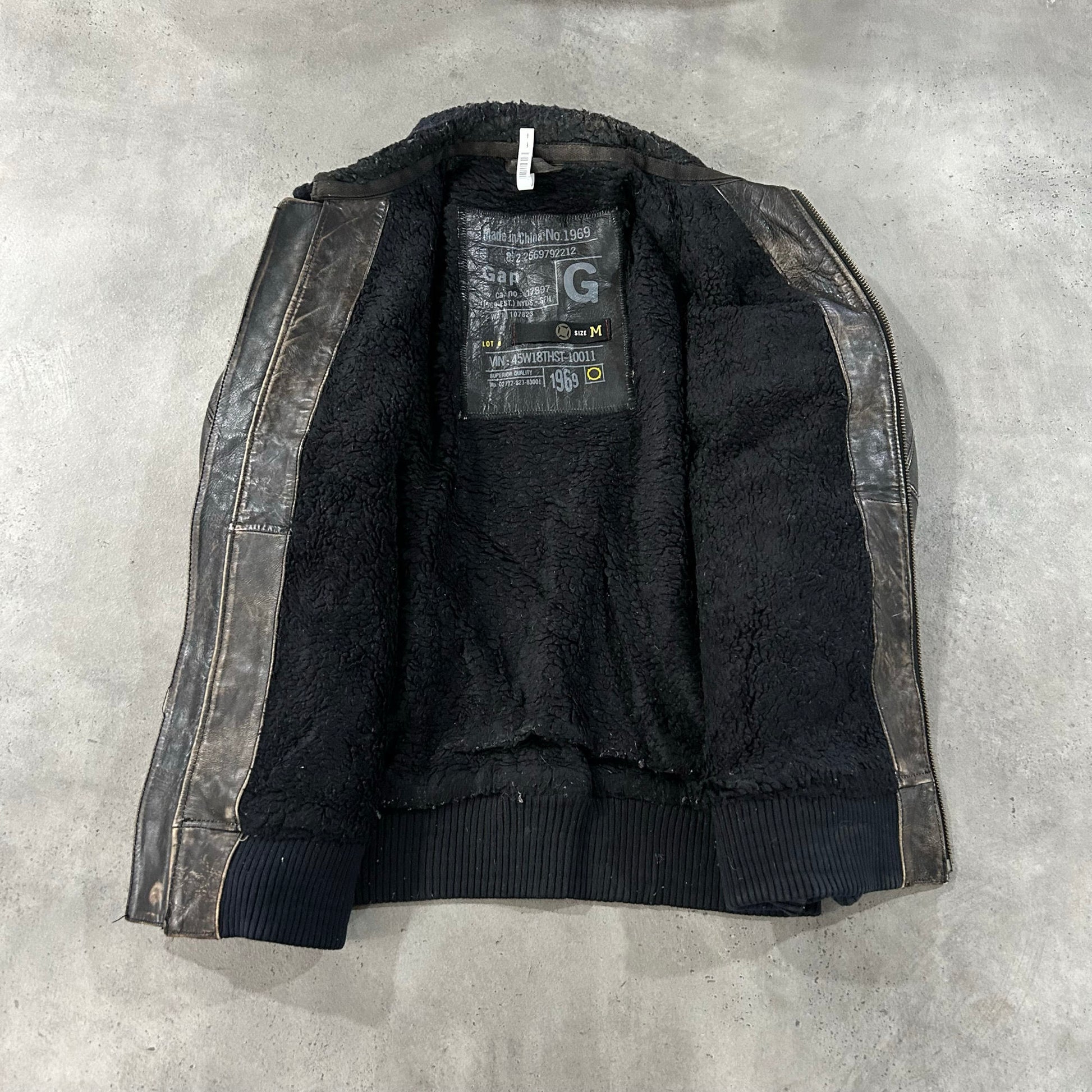 Vintage Gap Retro Flight Leather Jackets