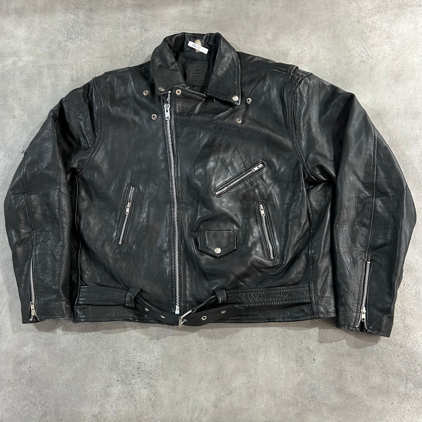 Vintage 70s-90s Germany Double Rider Leather Jackets