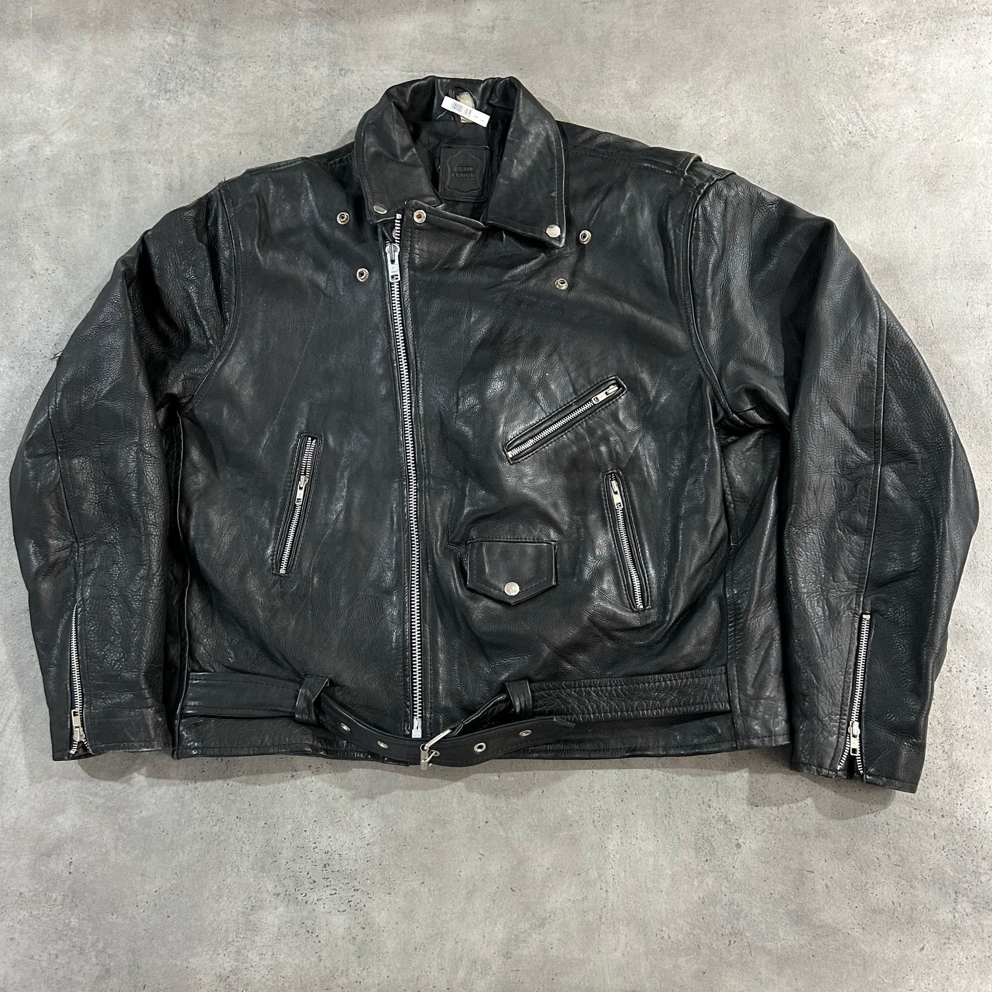 Vintage 70s-90s Germany Double Rider Leather Jackets