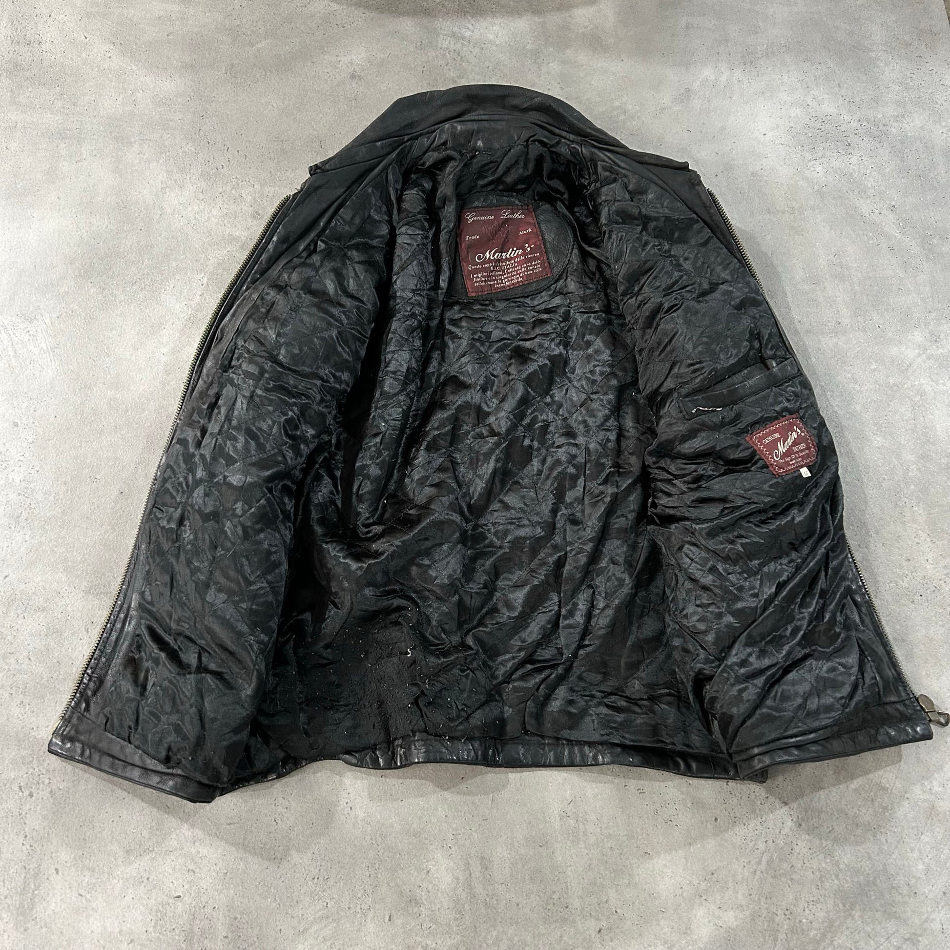 Vintage 70s-90s Italy Retro Leather Jackets