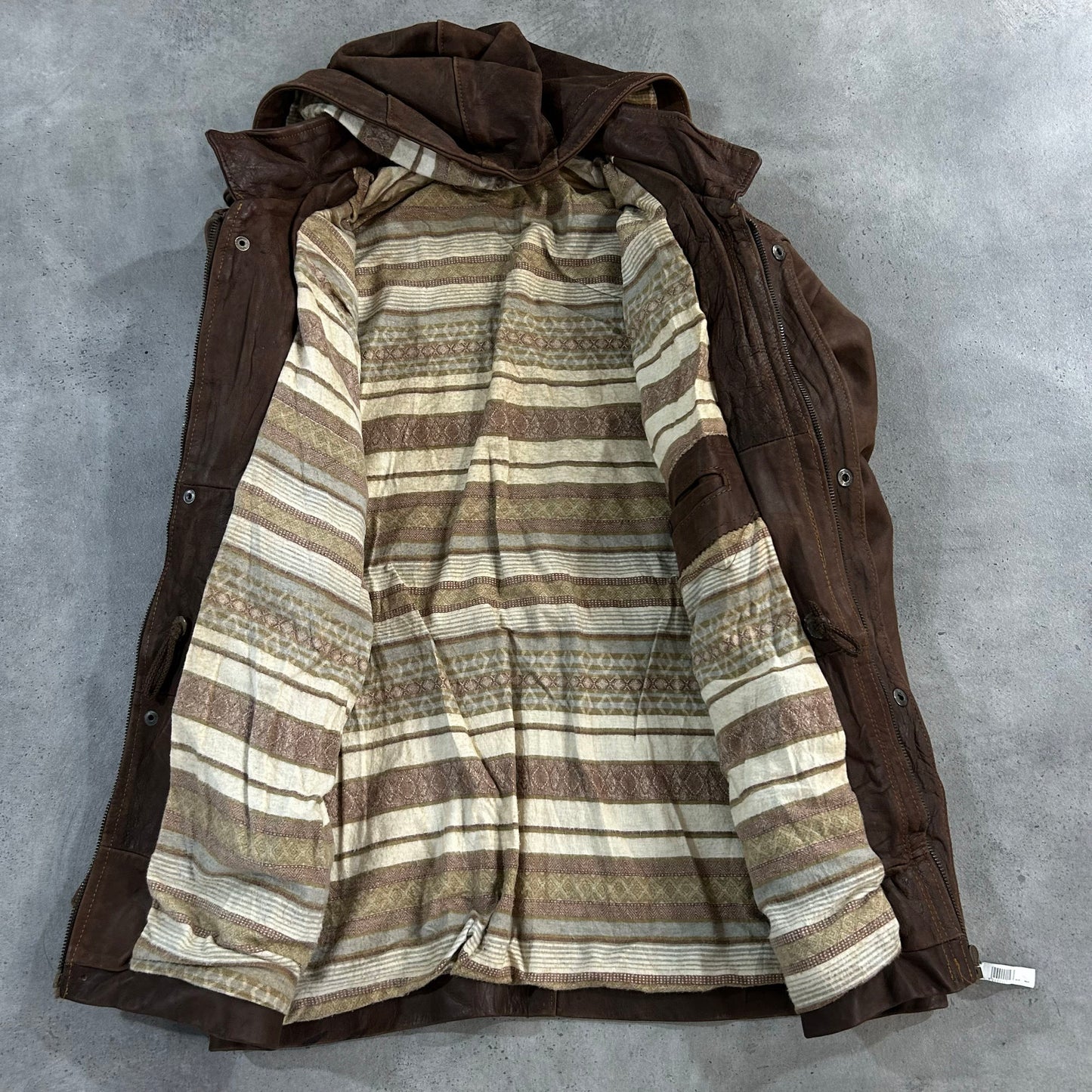 Vintage Retro Mid-Length Leather Jackets