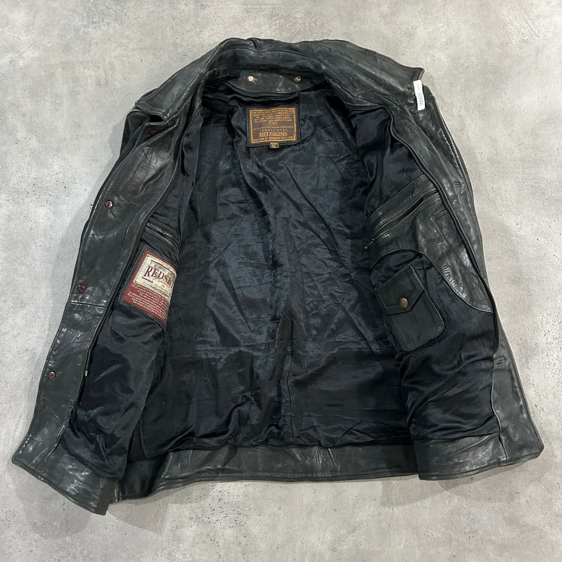 Vintage 70s-90s Redskins Retro Leather Jackets