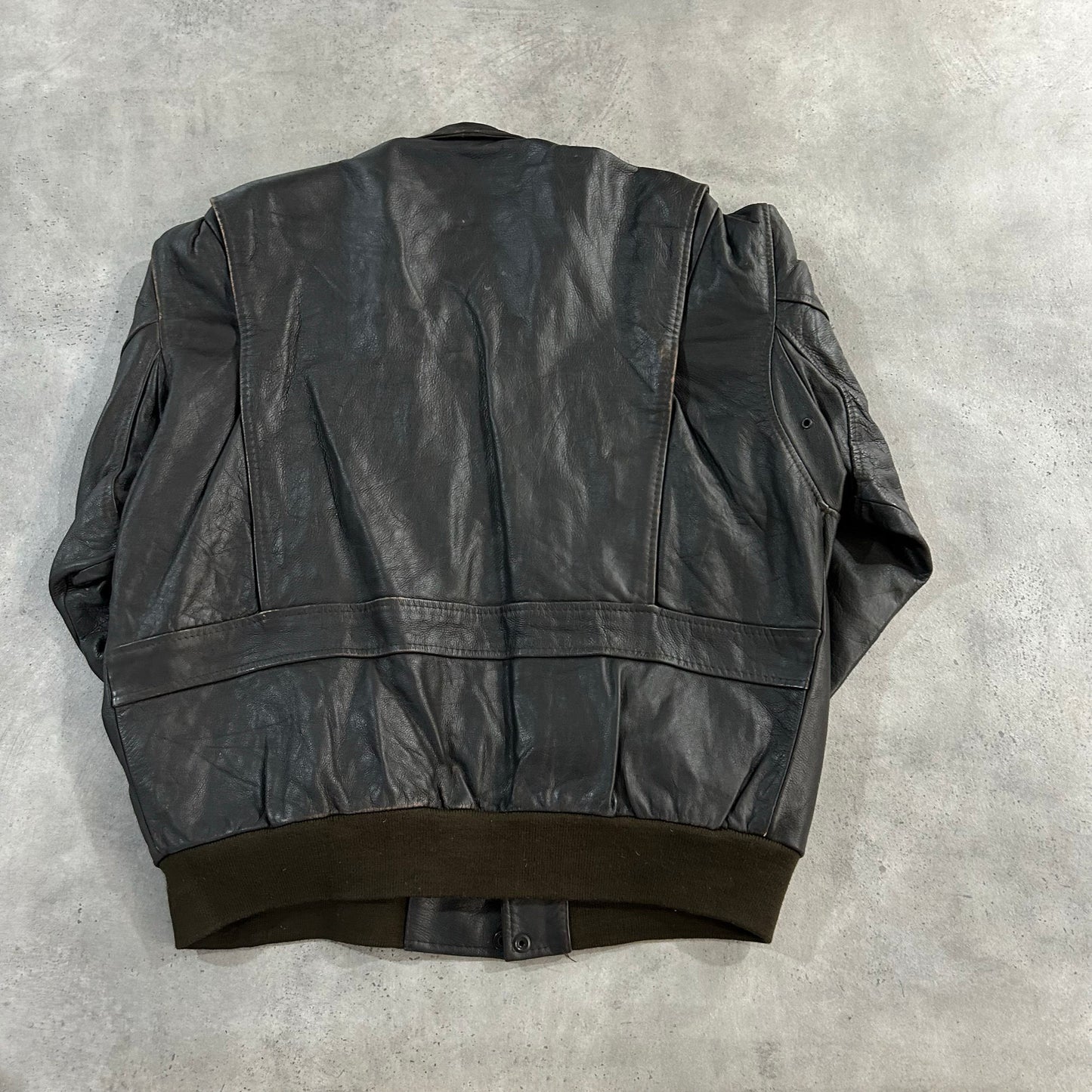 Vintage France Military Flight Leather Jackets