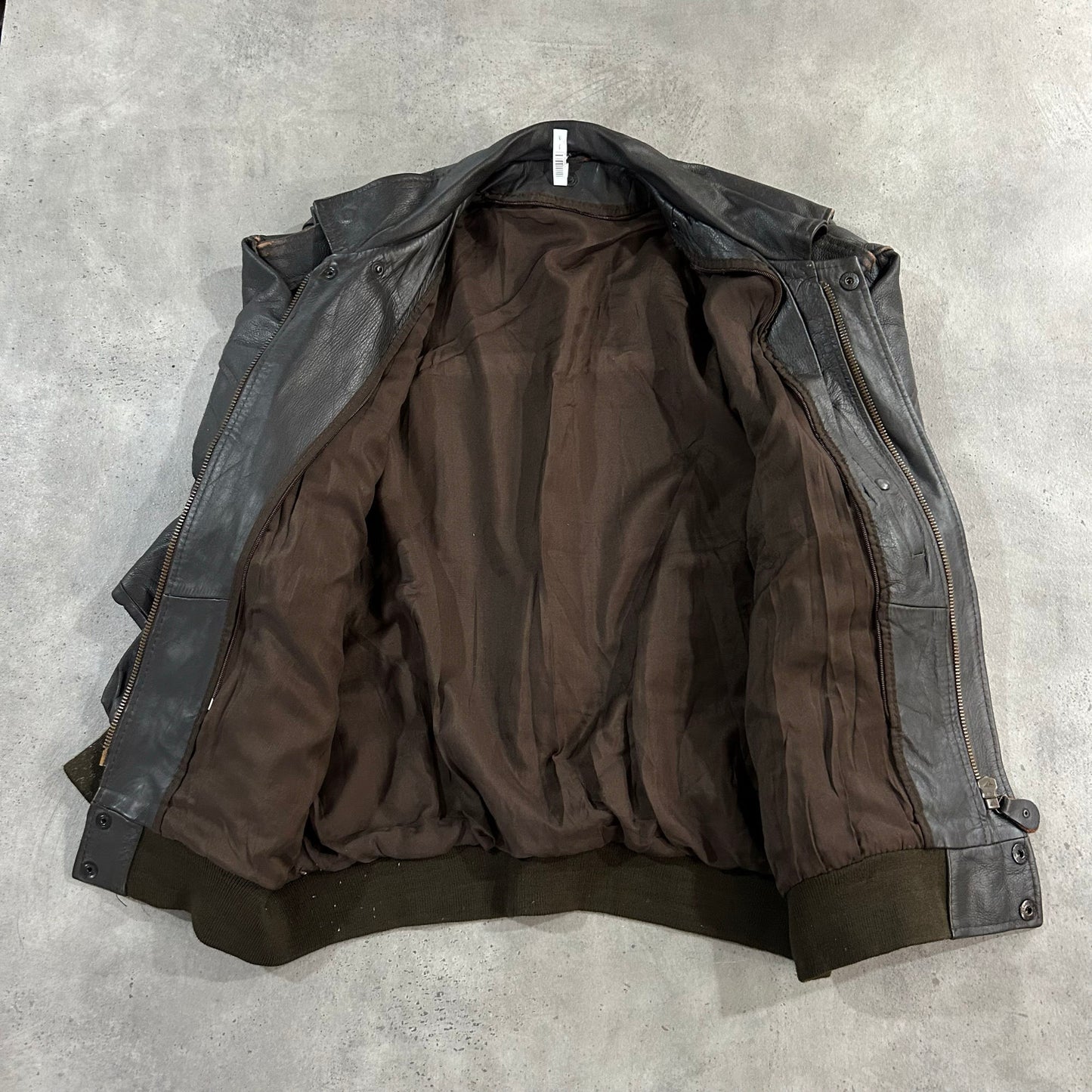 Vintage France Military Flight Leather Jackets