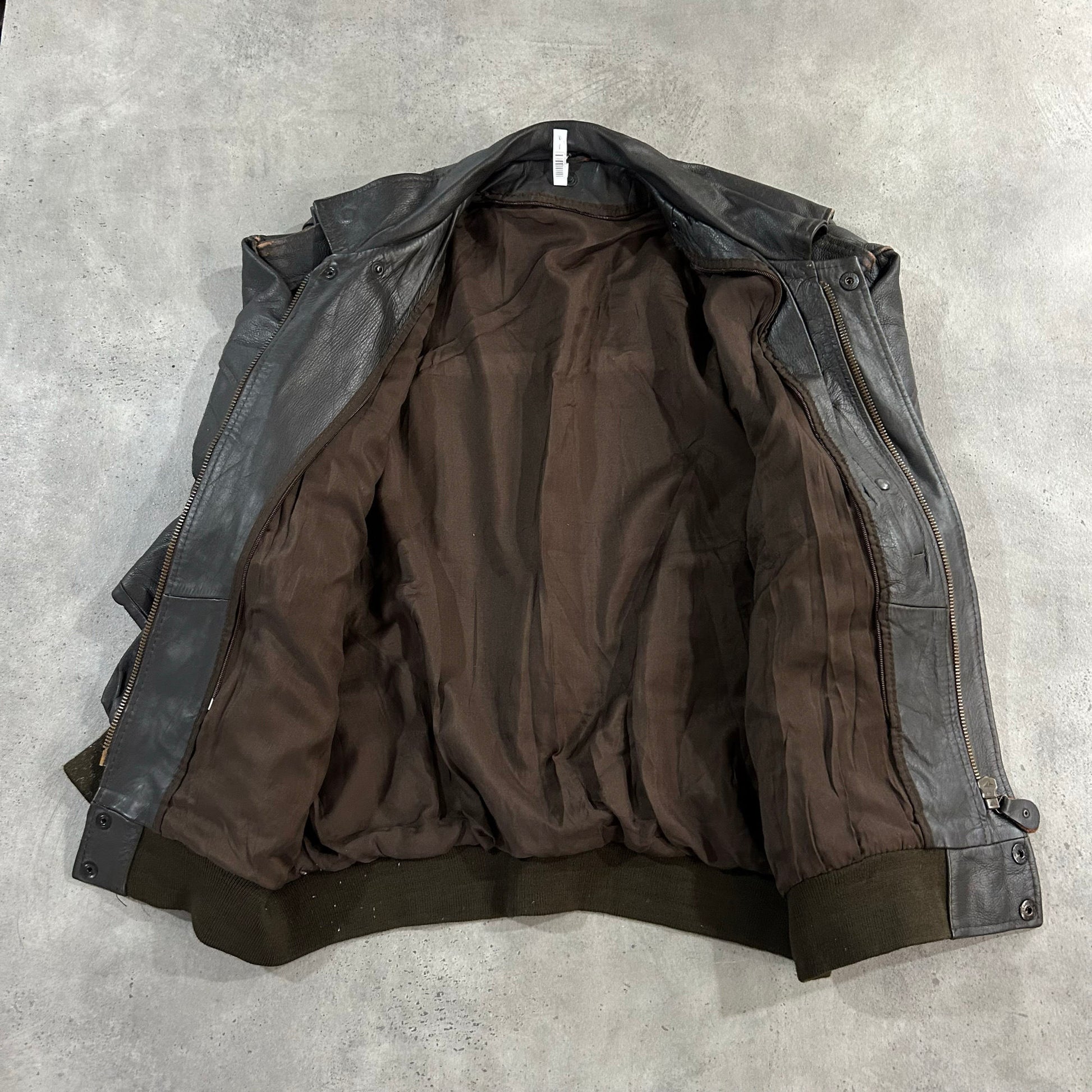 Vintage France Military Flight Leather Jackets