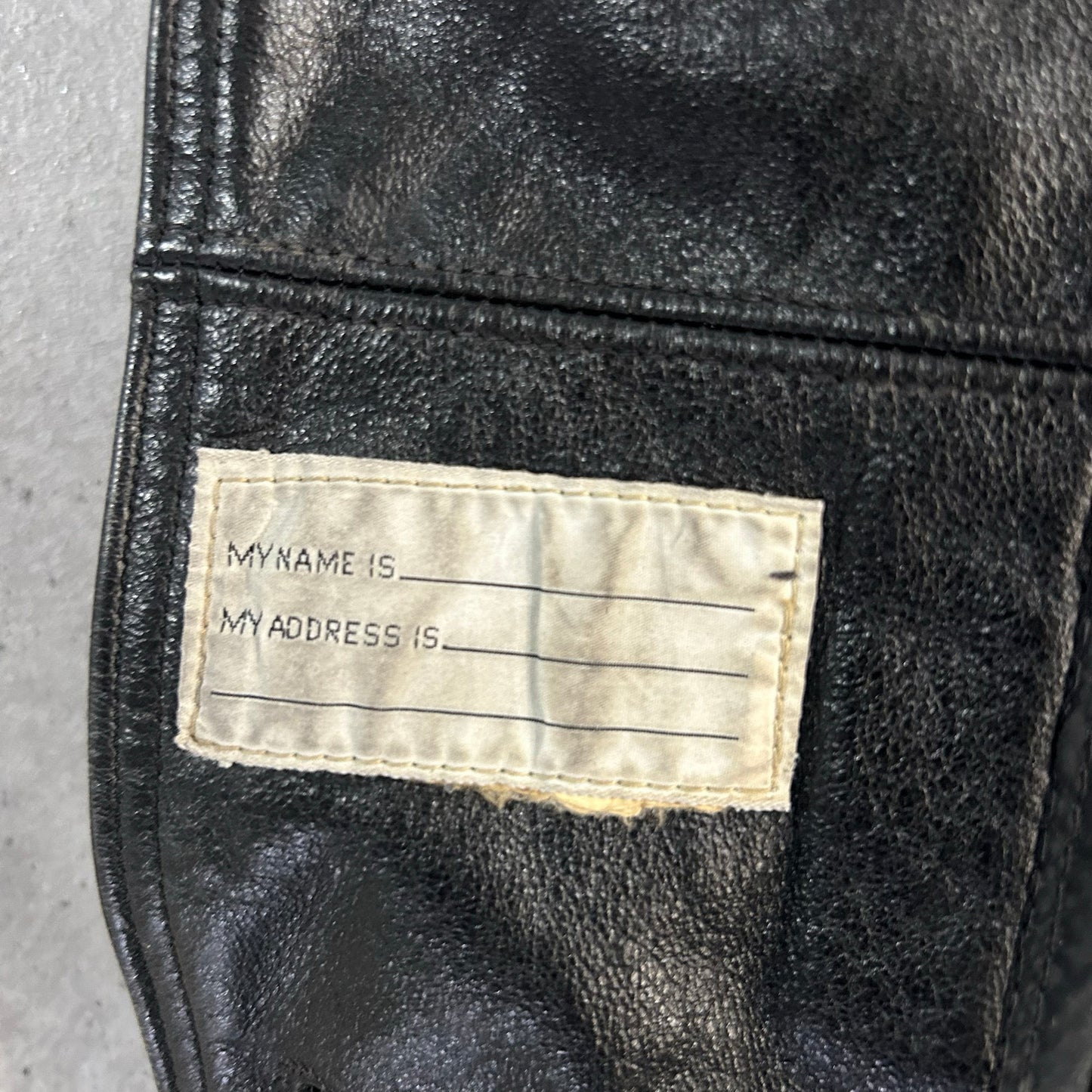 Vintage Military Mid-Length Leather Jackets
