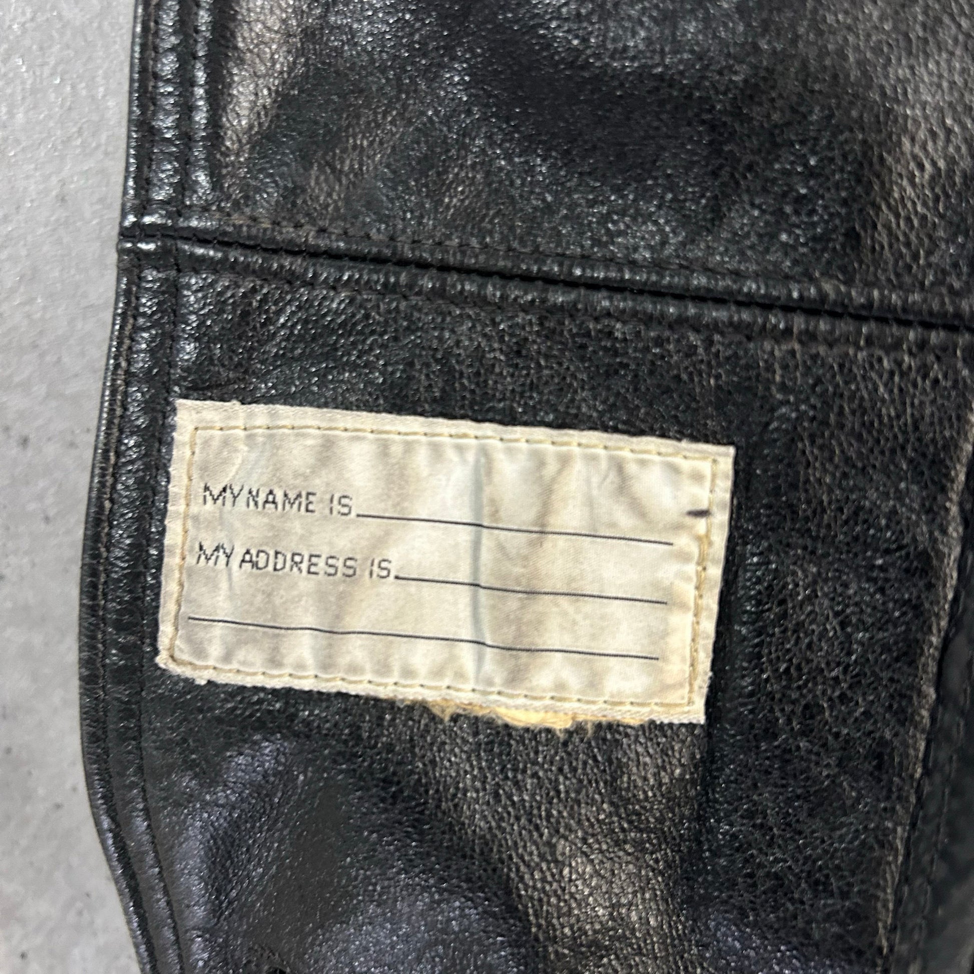 Vintage Military Mid-Length Leather Jackets