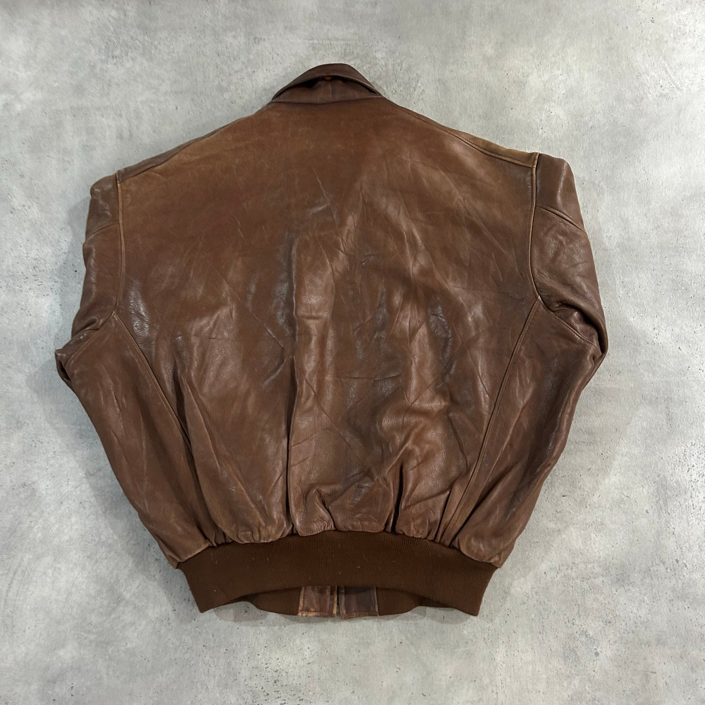 Vintage 70s-90s France Chevignon Retro Flight Leather Jackets