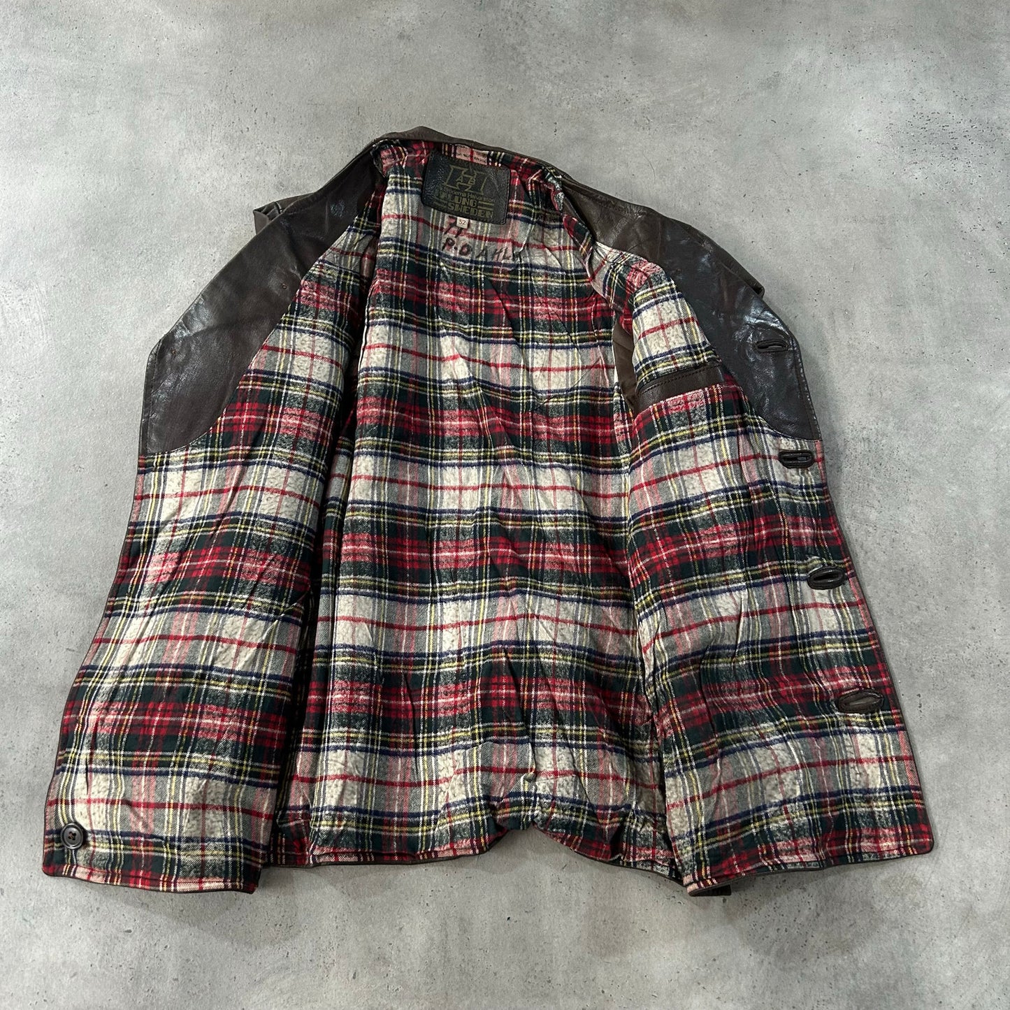 Vintage 50s-60s Sweden Workwear Leather Jackets