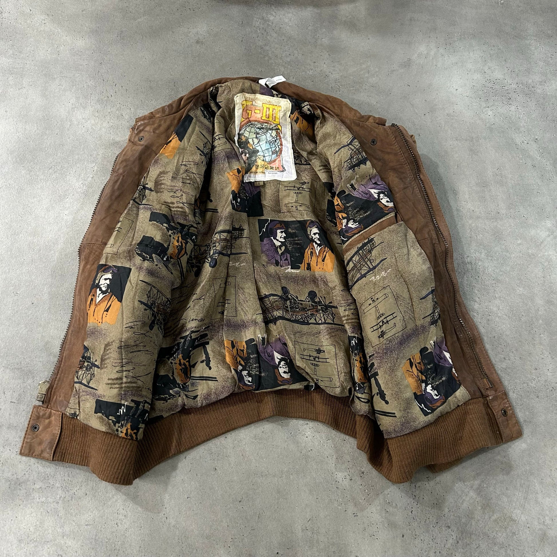 Vintage 70s-90s South Korea Military Flight Leather Jackets
