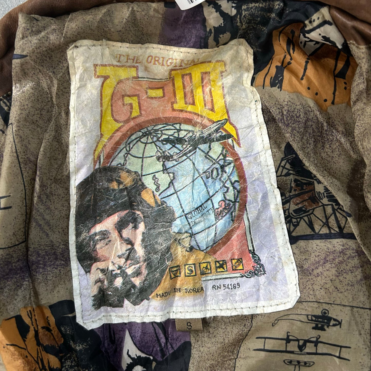 Vintage 70s-90s South Korea Military Flight Leather Jackets