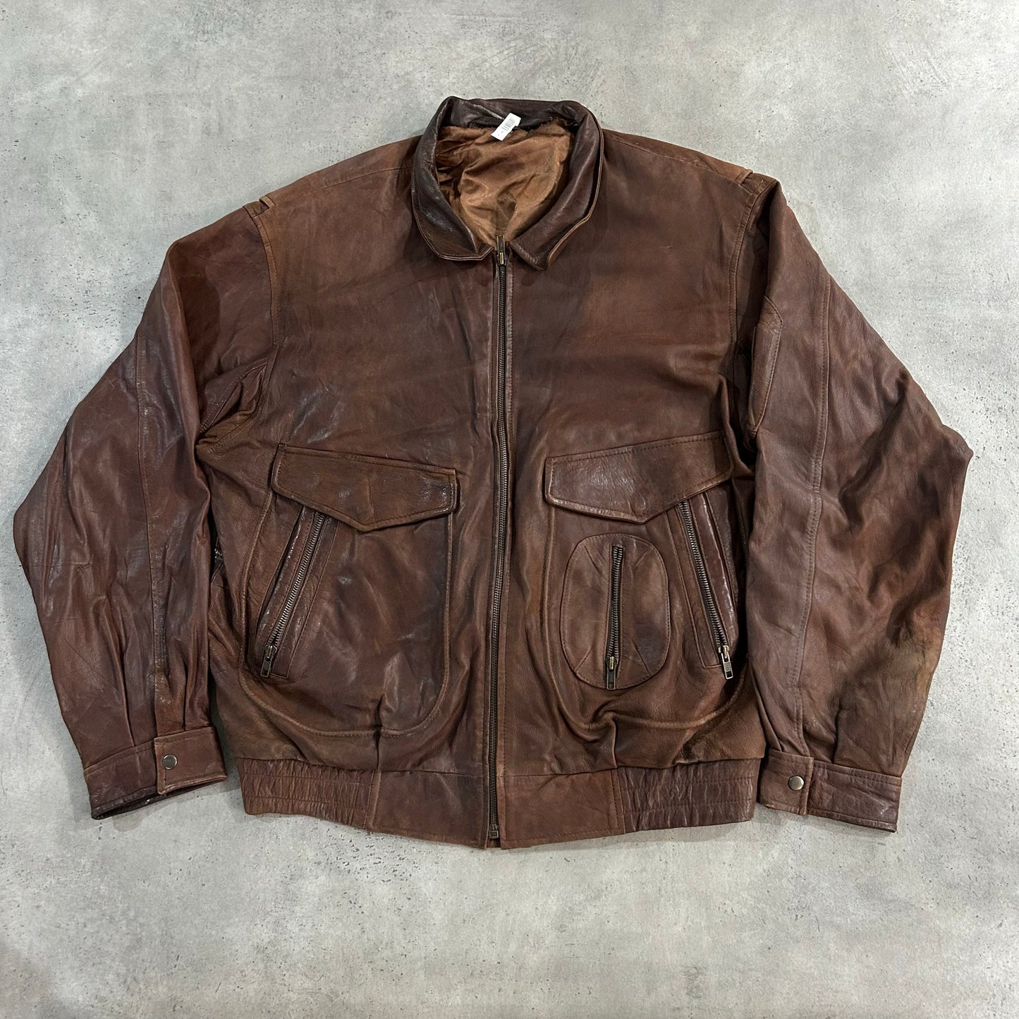 Vintage 70s-90s Military Flight Leather Jackets