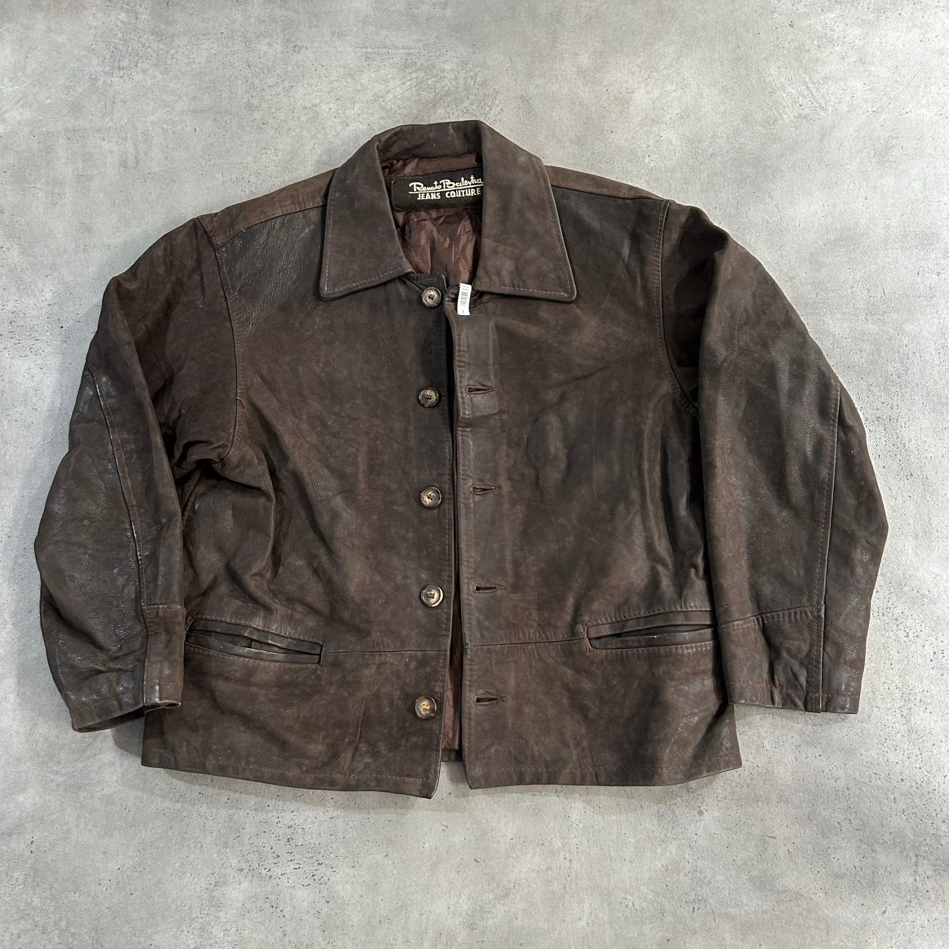 Vintage 70s-90s Italy Retro Leather Jackets
