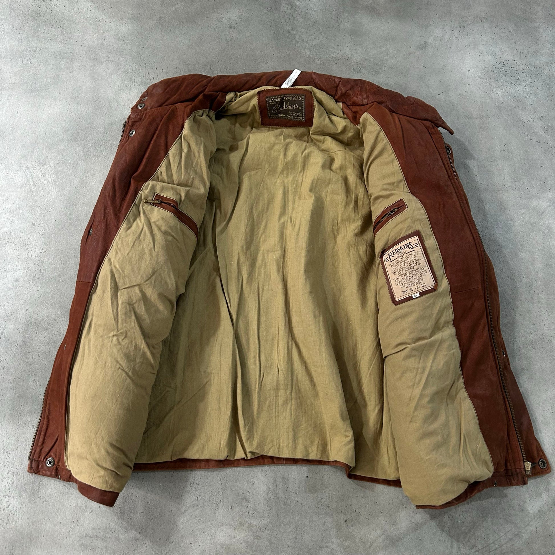 Vintage 70s-90s Redskins Retro Leather Jackets