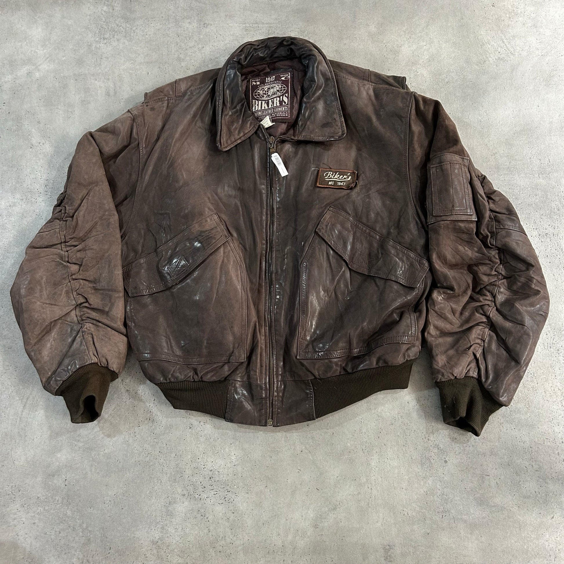 Vintage France Flight Leather Jackets