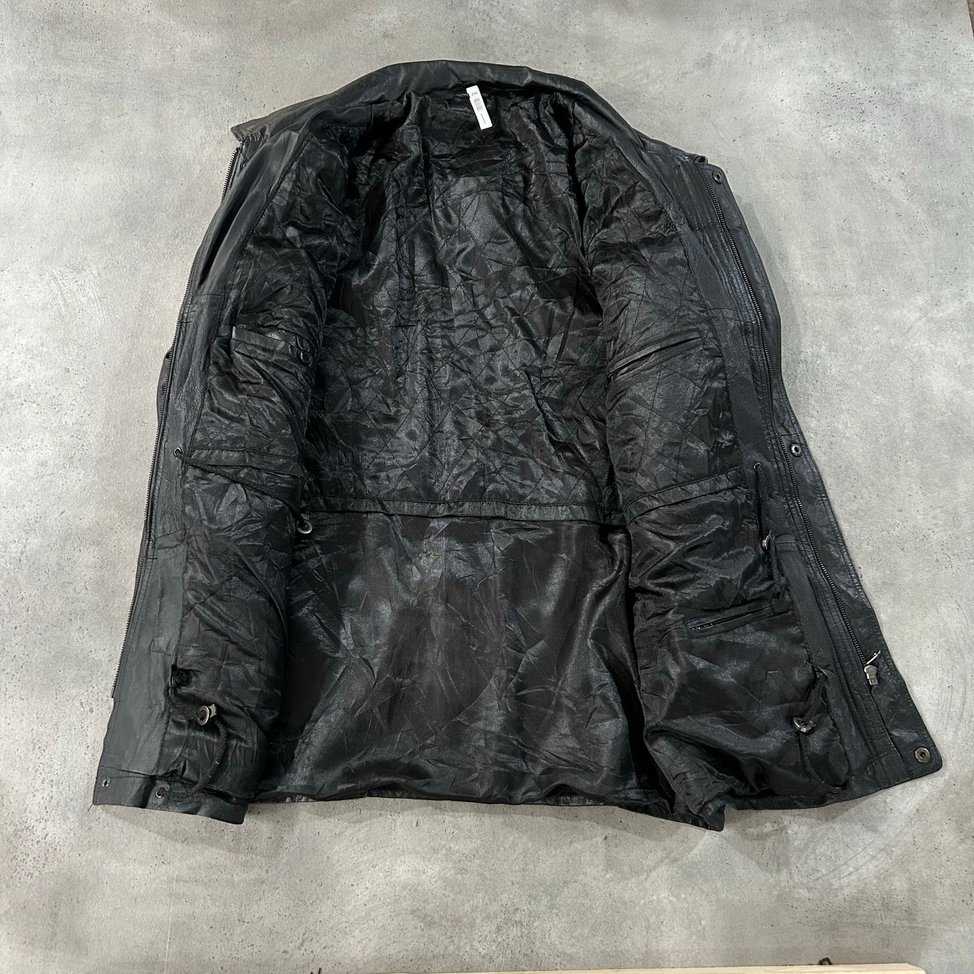Vintage Retro Mid-Length Leather Jackets