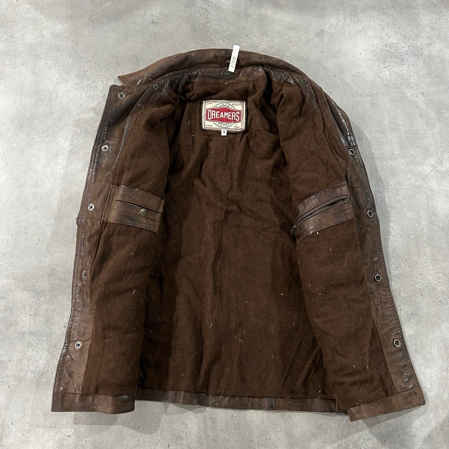 Vintage Retro Mid-Length Leather Jackets