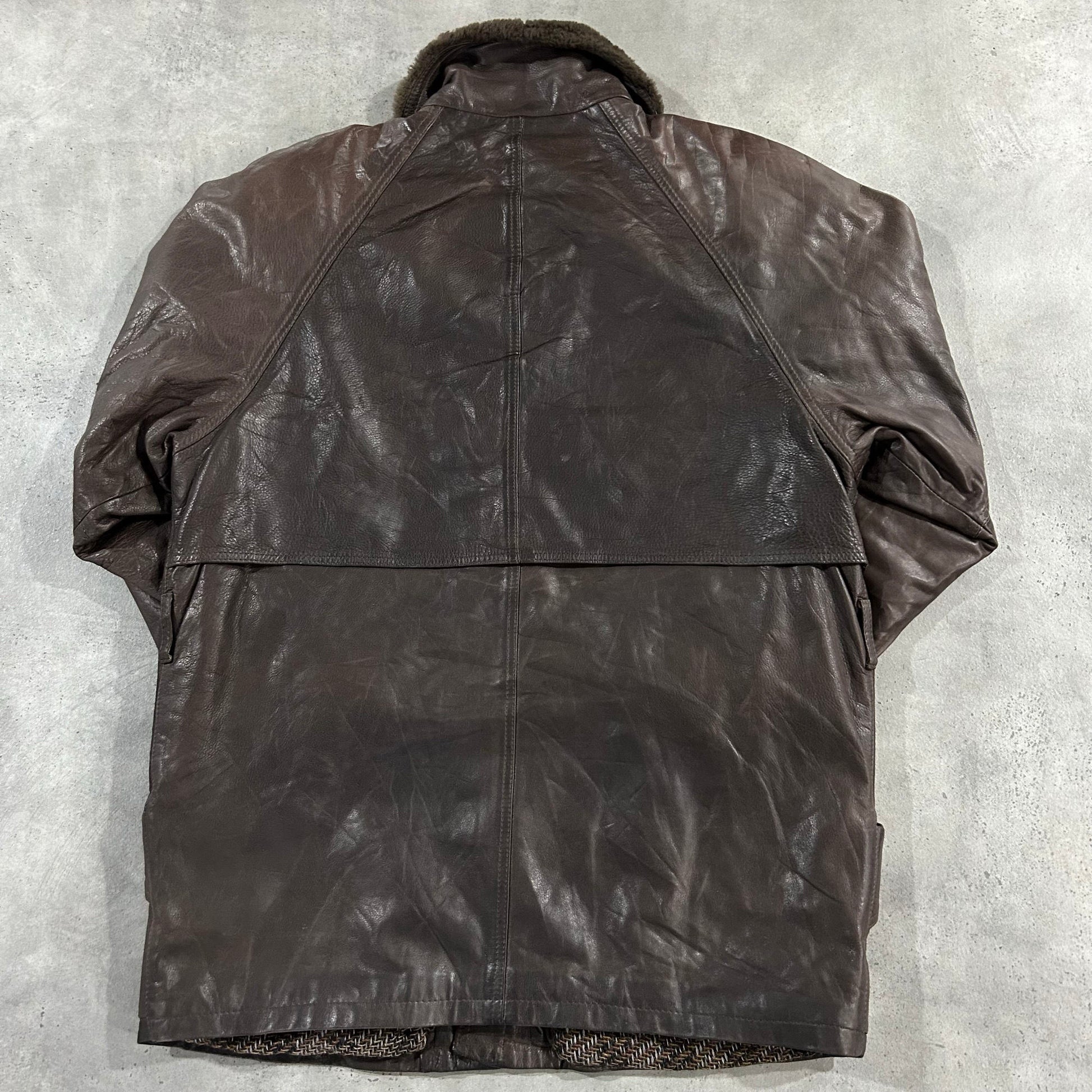 Vintage 70s-90s Italy Retro Mid-Length Leather Jackets