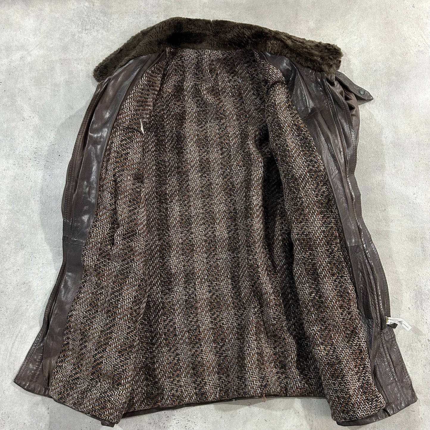 Vintage 70s-90s Italy Retro Mid-Length Leather Jackets