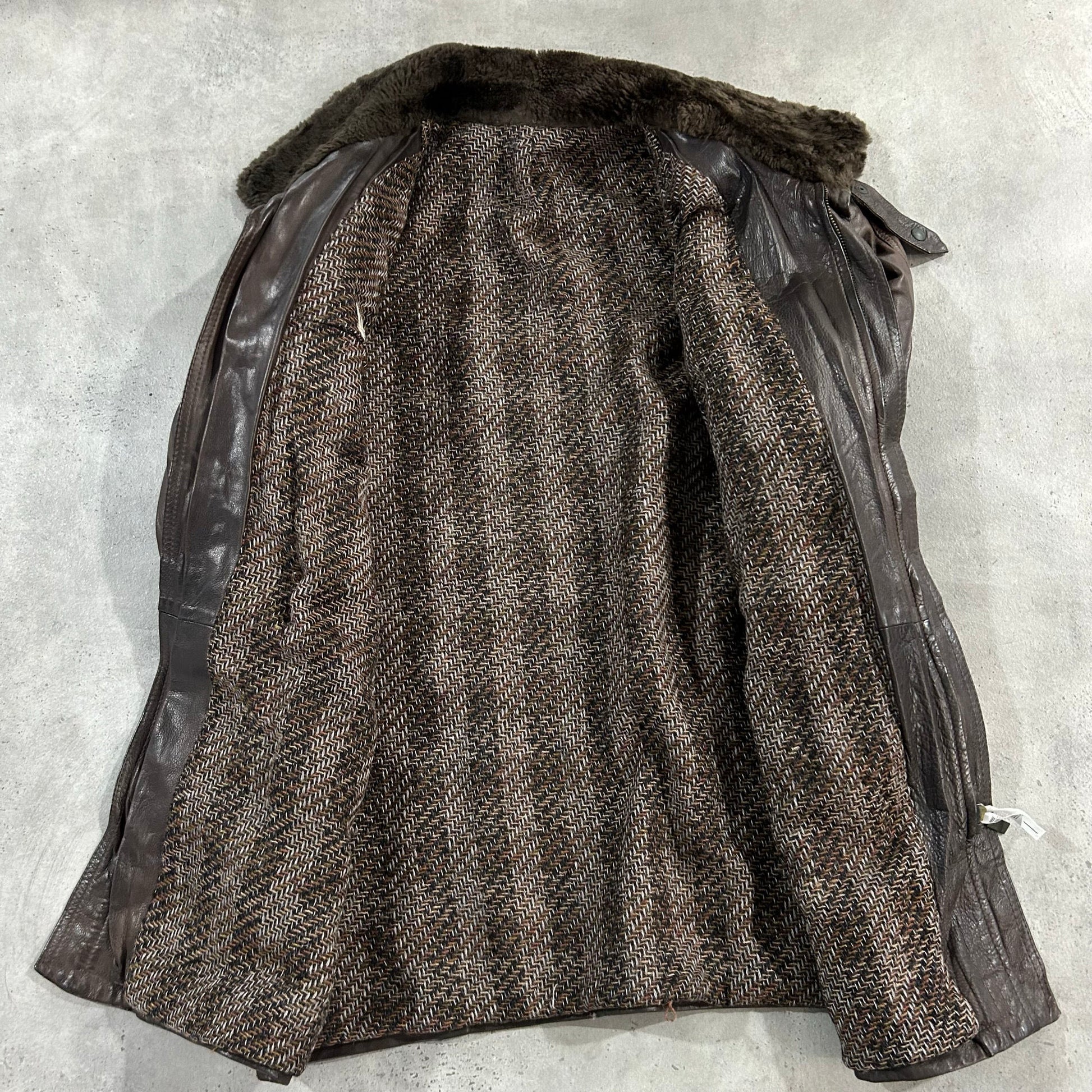 Vintage 70s-90s Italy Retro Mid-Length Leather Jackets
