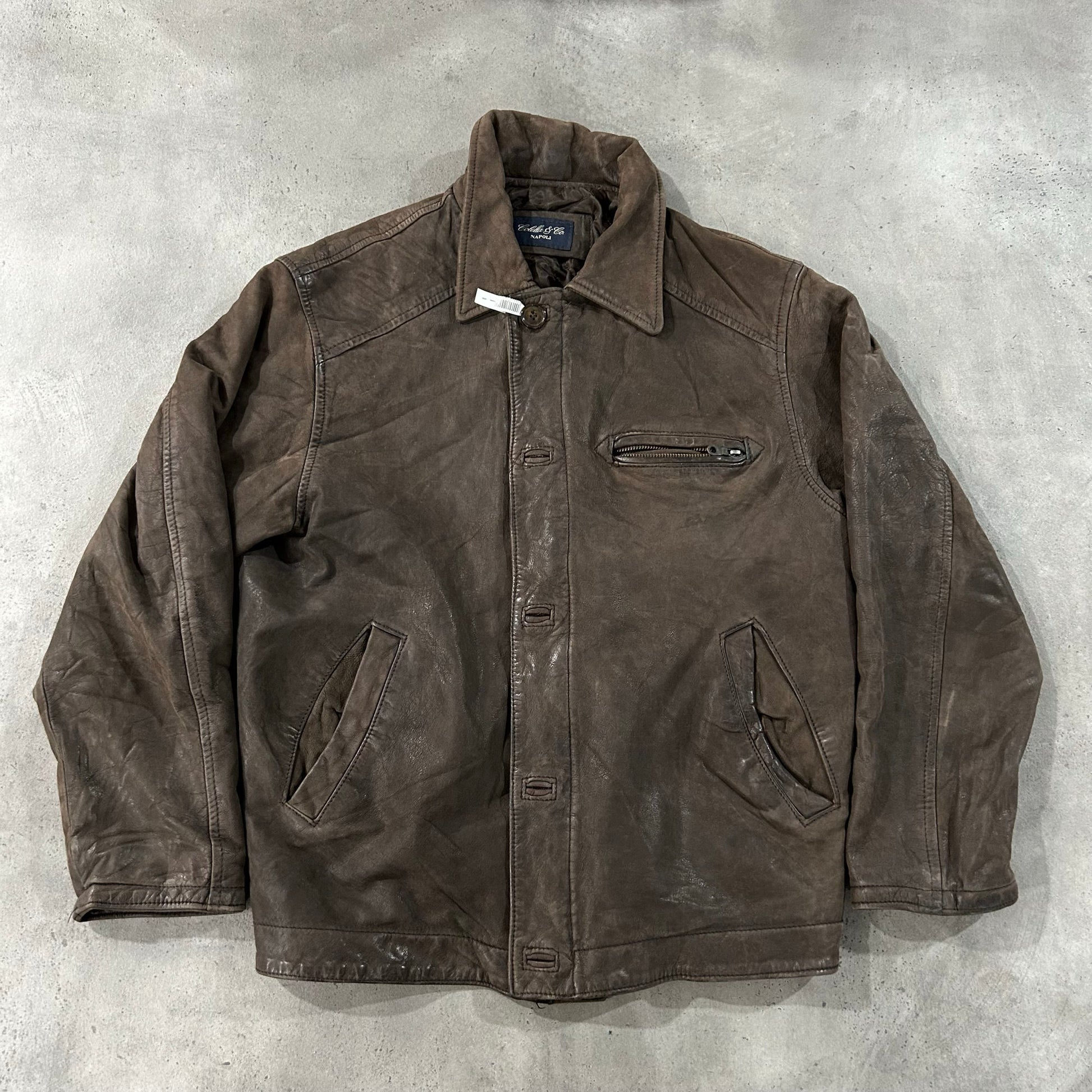 Vintage Italy Retro Leather Jackets